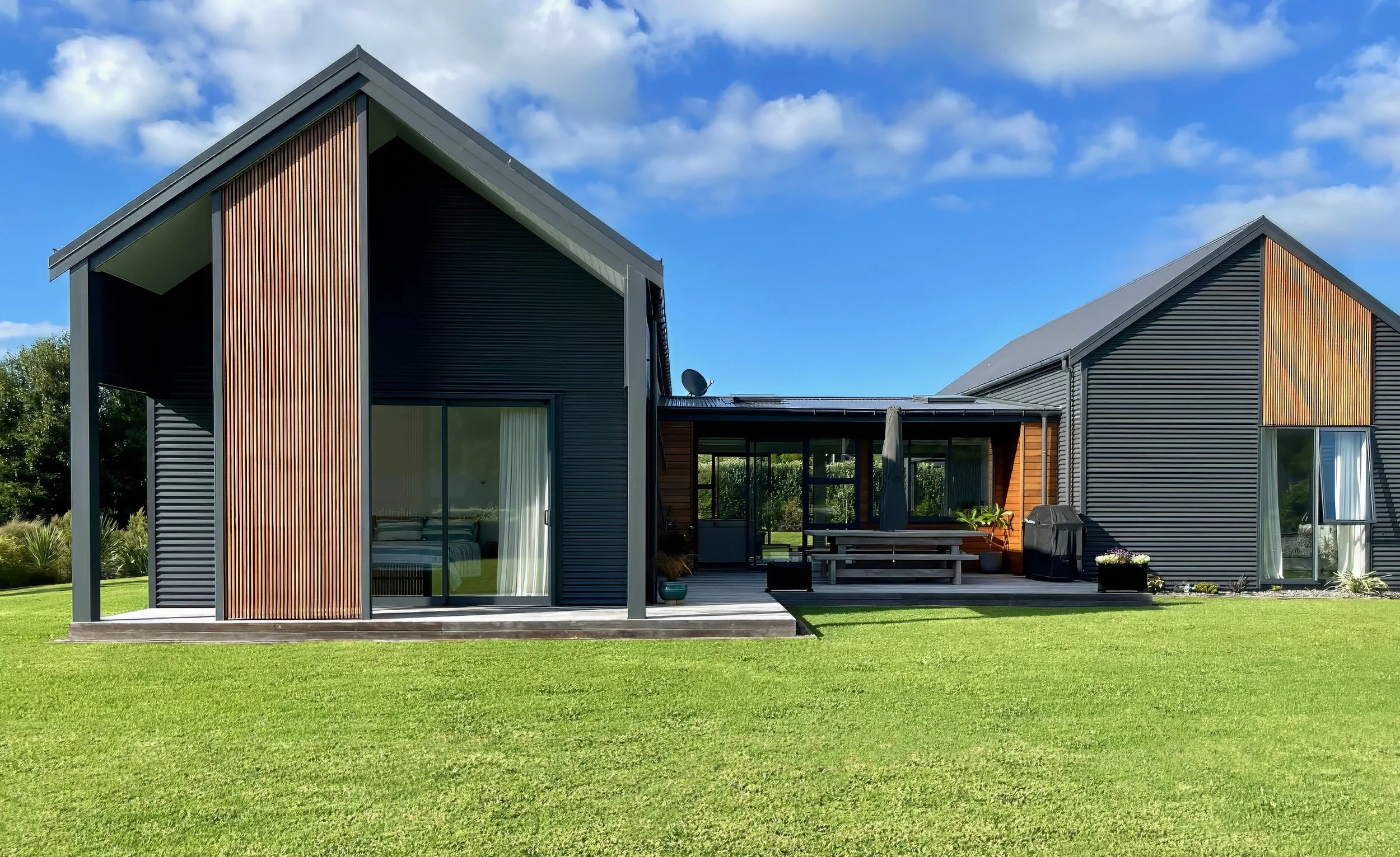 Luxury new home nestled in natural surroundings, certified builders Mangawhai