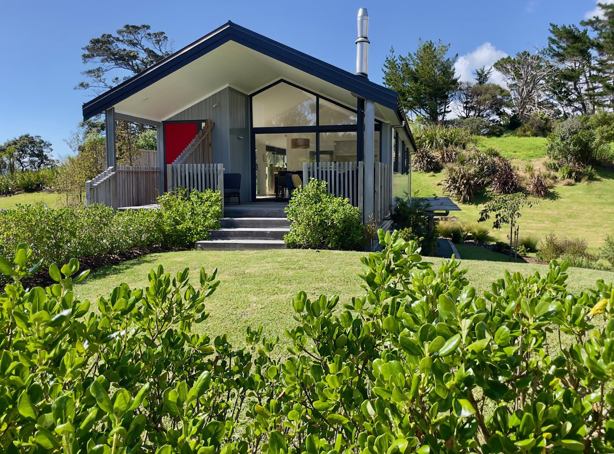 two-storey home with estuary views exterior