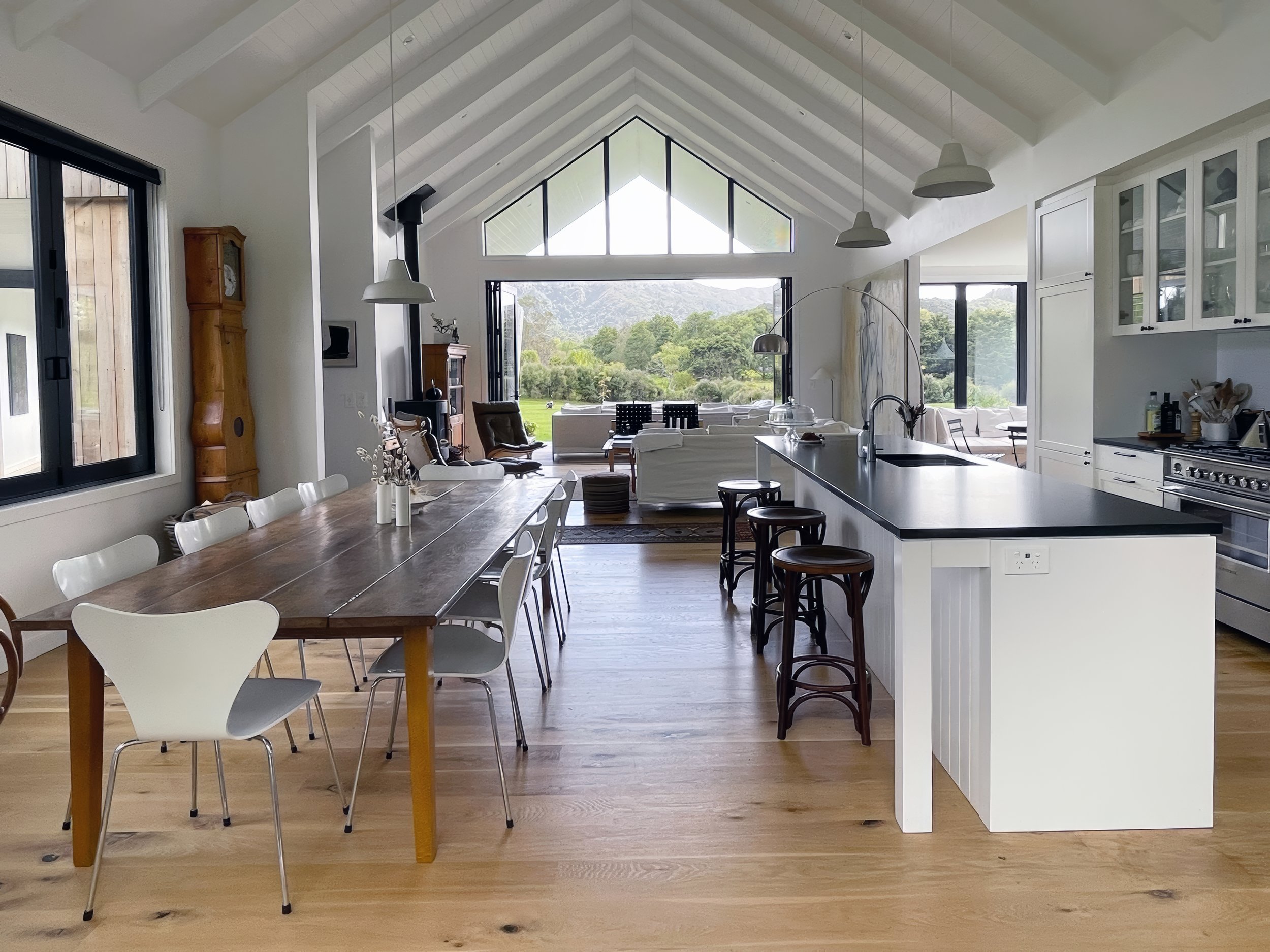 luxury home kitchen and dining table