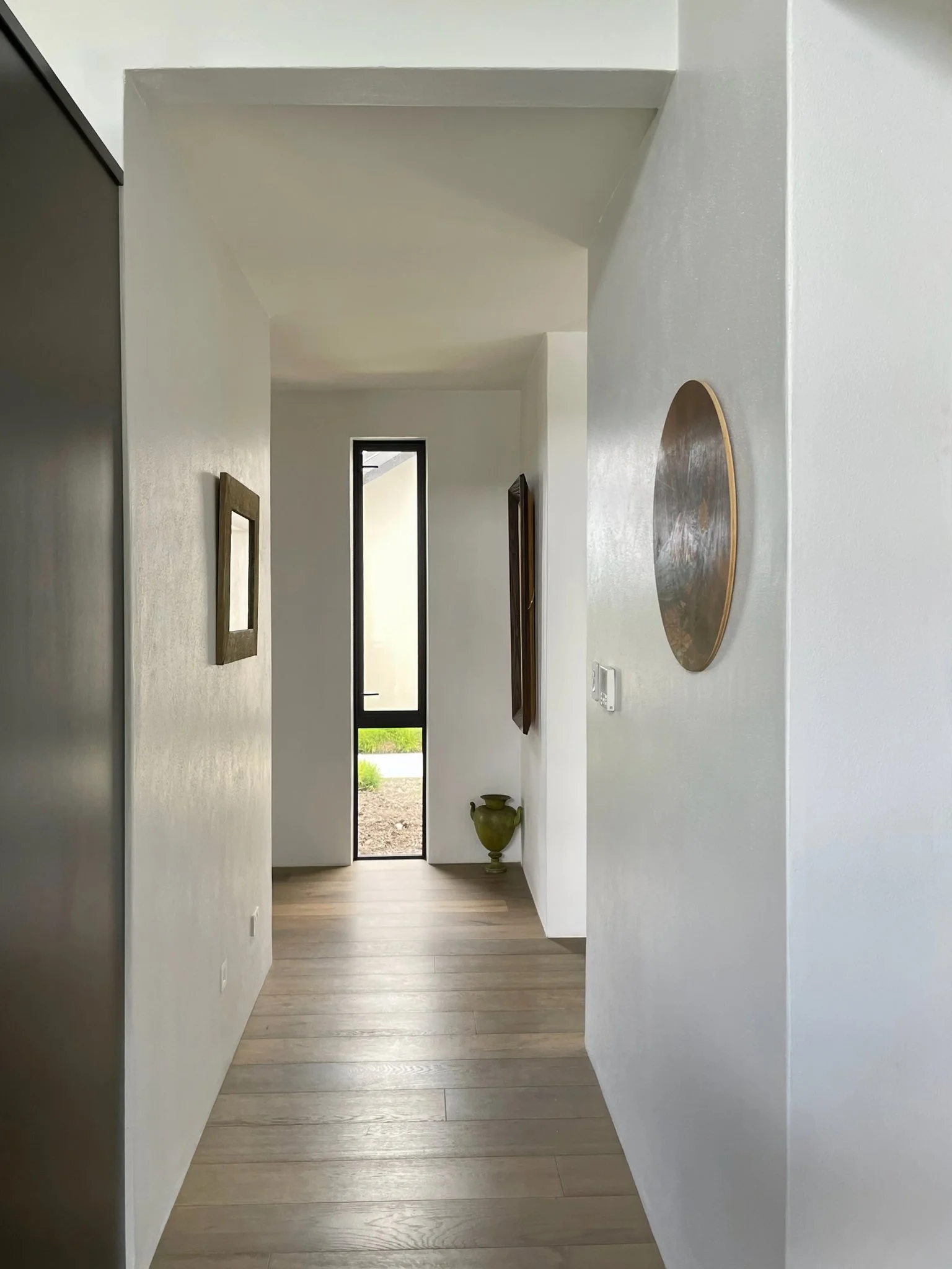 luxury home made with Porotherm blocks imported from Europe interior hallway