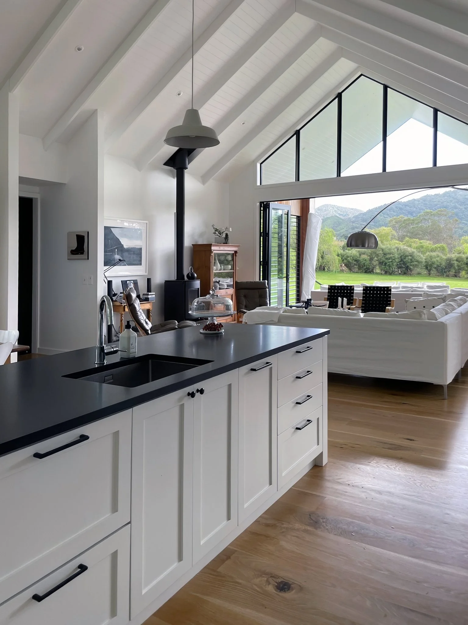 Luxury kitchen and open plan living with rural views, Waiotahi Drive Elite Building Northland