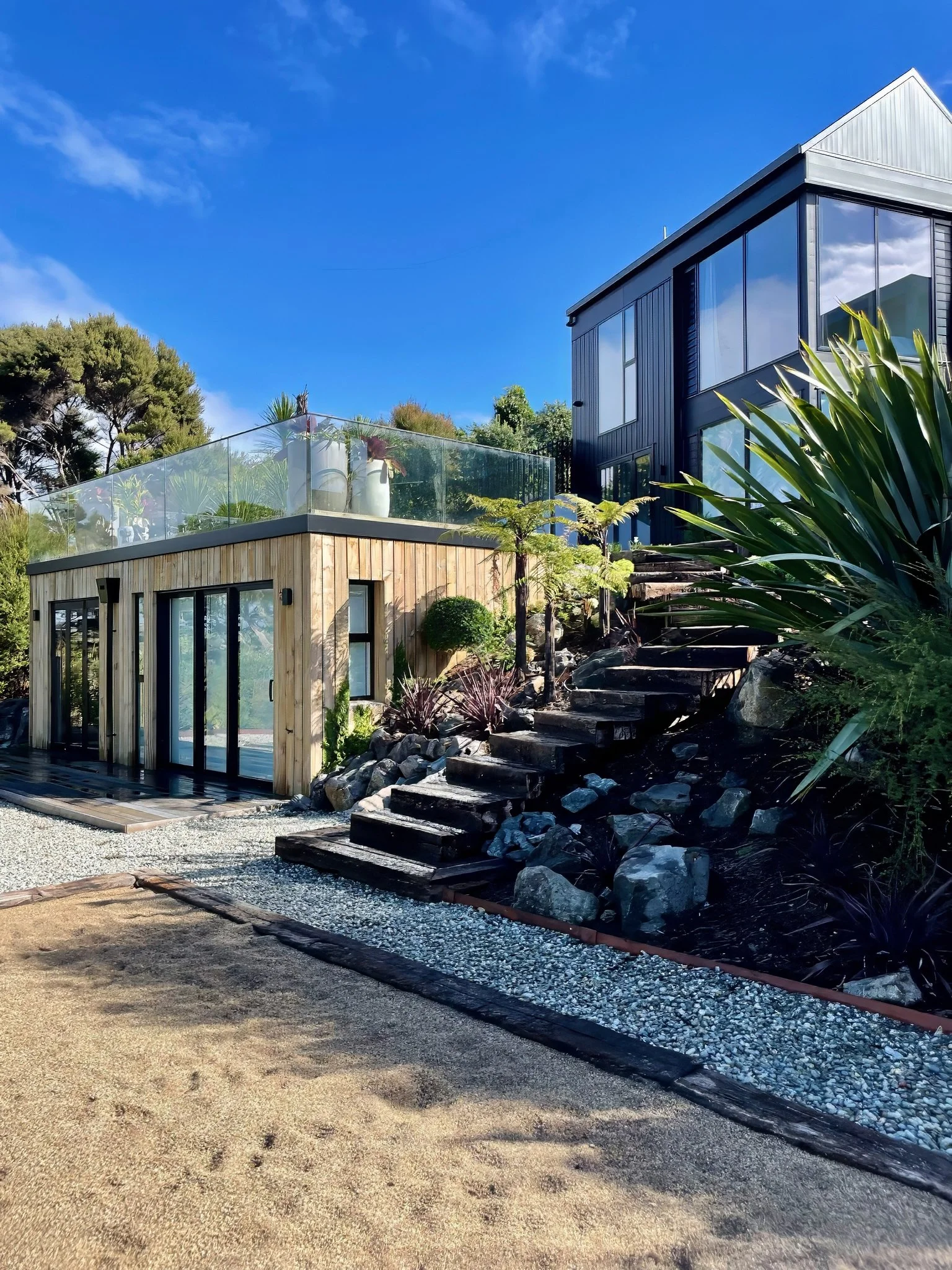 Sand Dune new home exterior, Elite Building Mangawhai