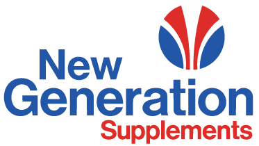 New Generation Supplements logo with a stylized red, white, and blue emblem