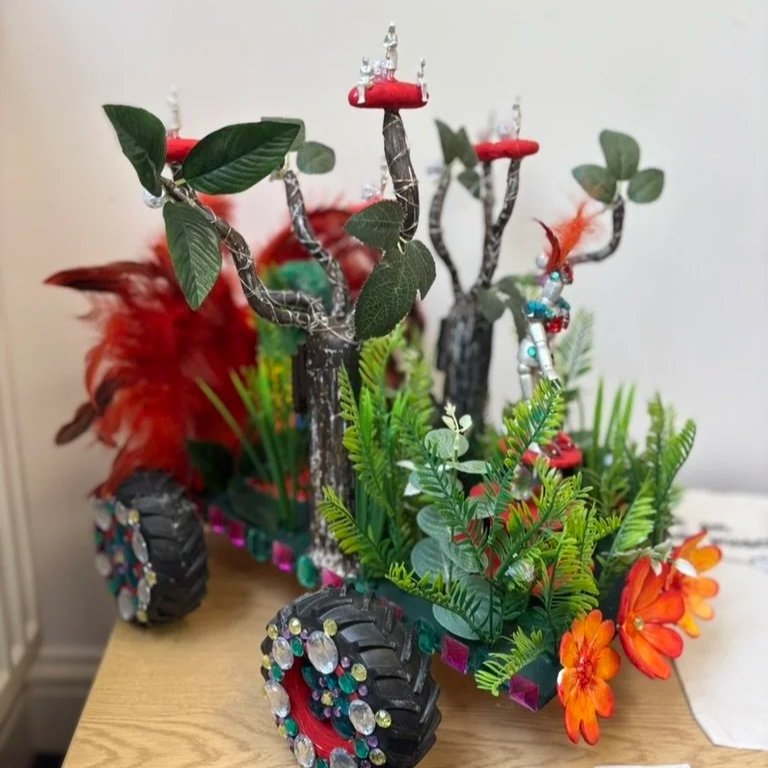 Decorative art piece inspired by nature. 