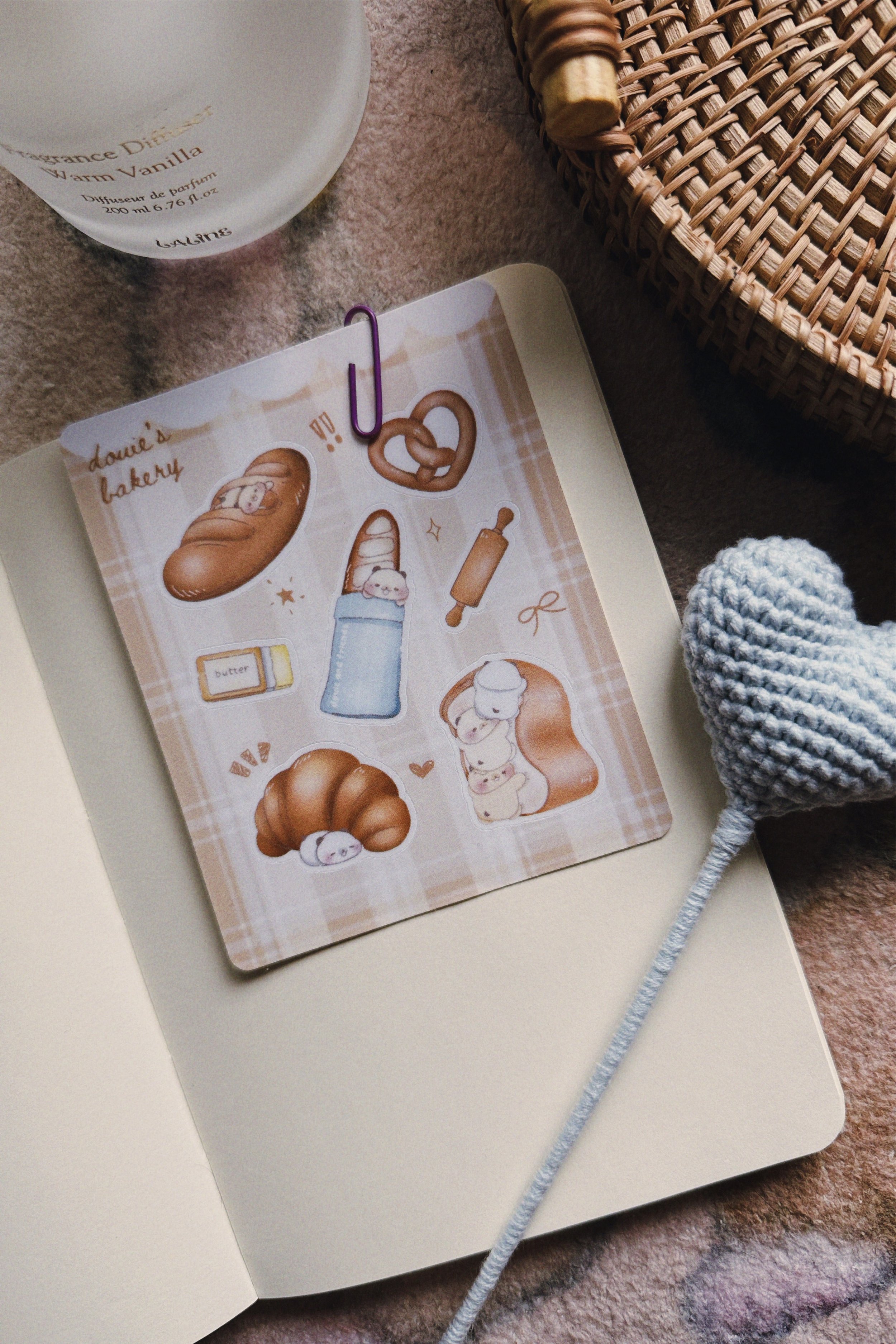 ''Douie's Bakery'' Sticker Sheet 🥐