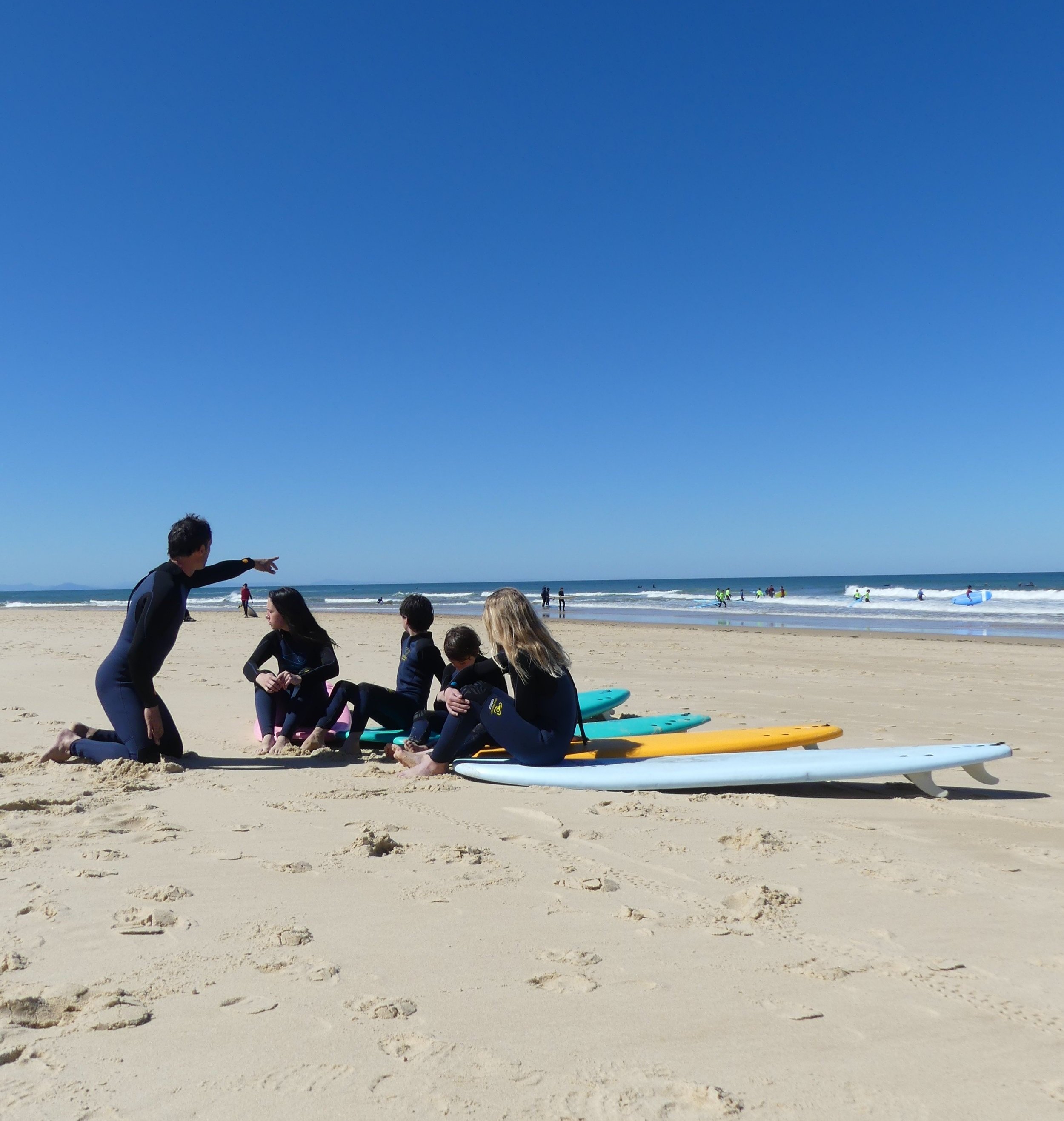 Cours de surf en petit groupe Soustons