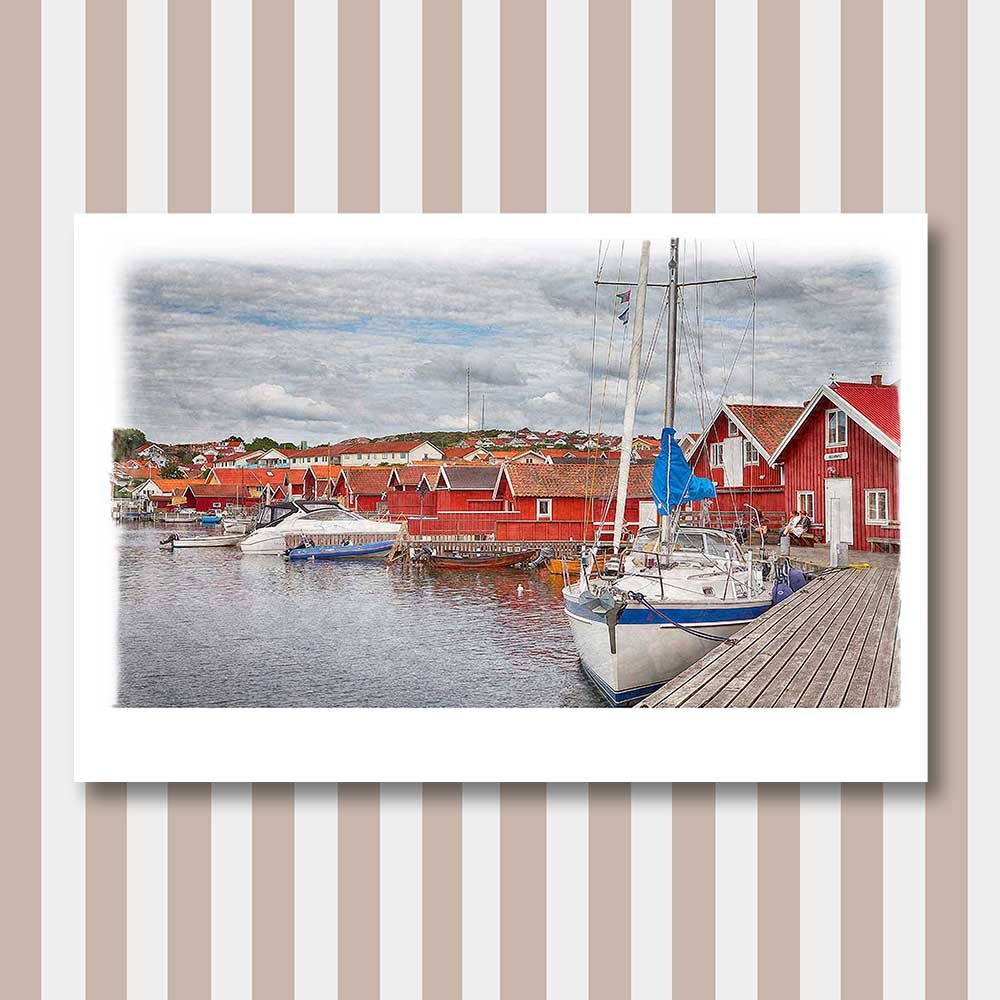 titel: röd hamn