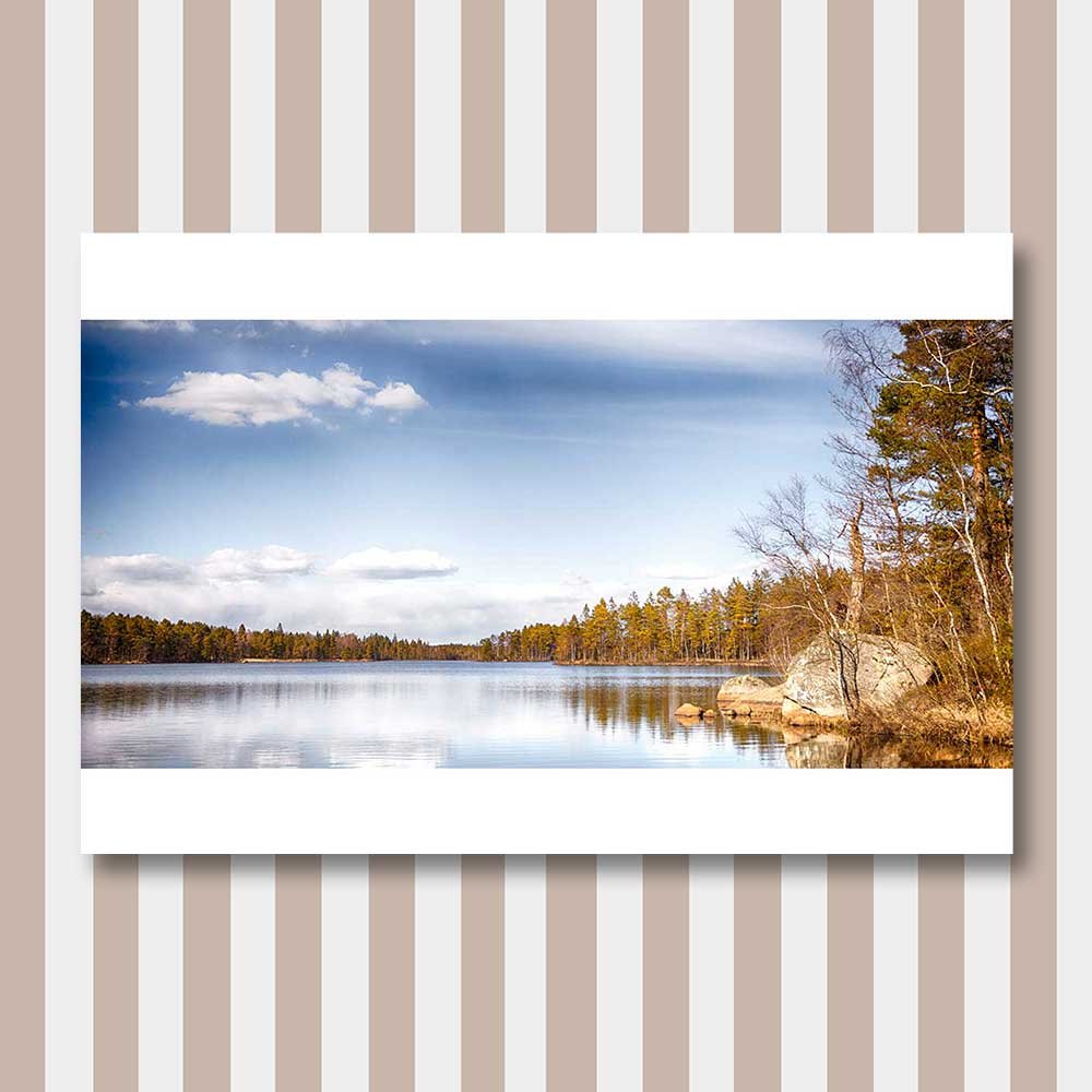 titel: lugn skogssjö