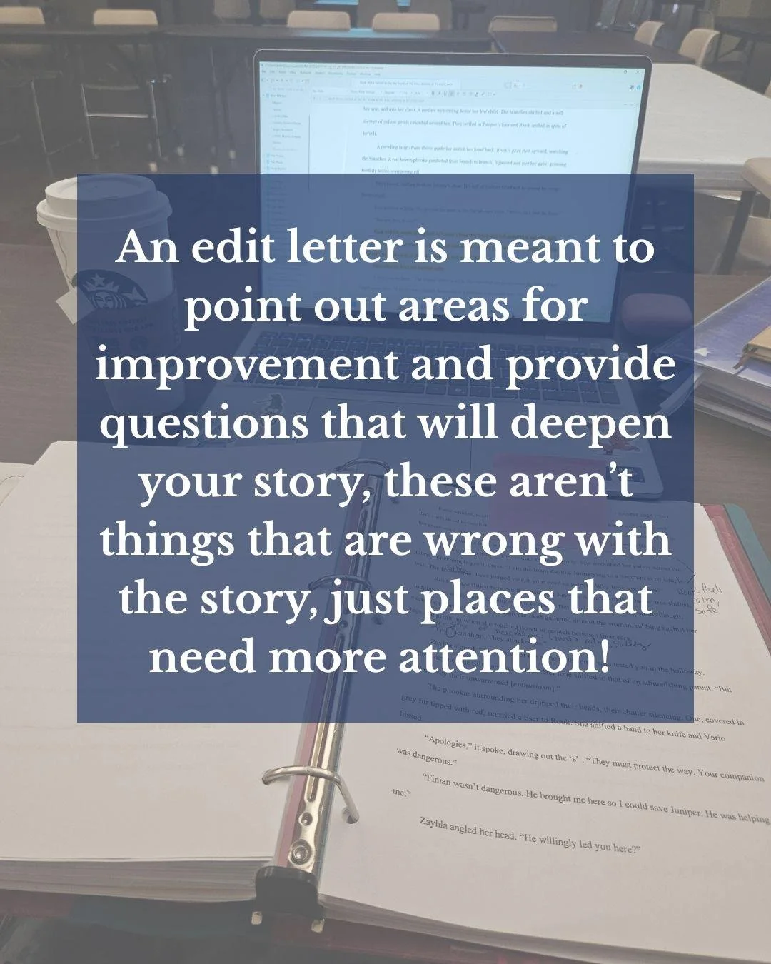 Getting an edit letter never gets easier--you've asked someone to take a critical look at your writing and point out where it can use some work. We all hope we're going to be the one writer in the history of writing that gets an edit letter that just