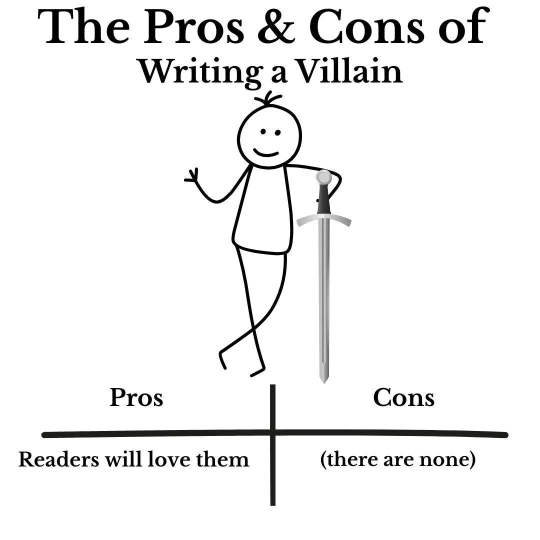 You know I'm right.... Tell me your favorite fictional villain in the comments!!!! #writingcommunity #Favoritecharacters