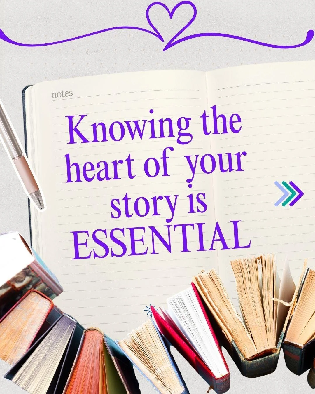 Tell us the heart of your story in the comments! You can't see the forest for the trees. This speaks to the idea that we get so engrossed in small details and individual ideas that we forget the big picture. This can easily happen as we write because