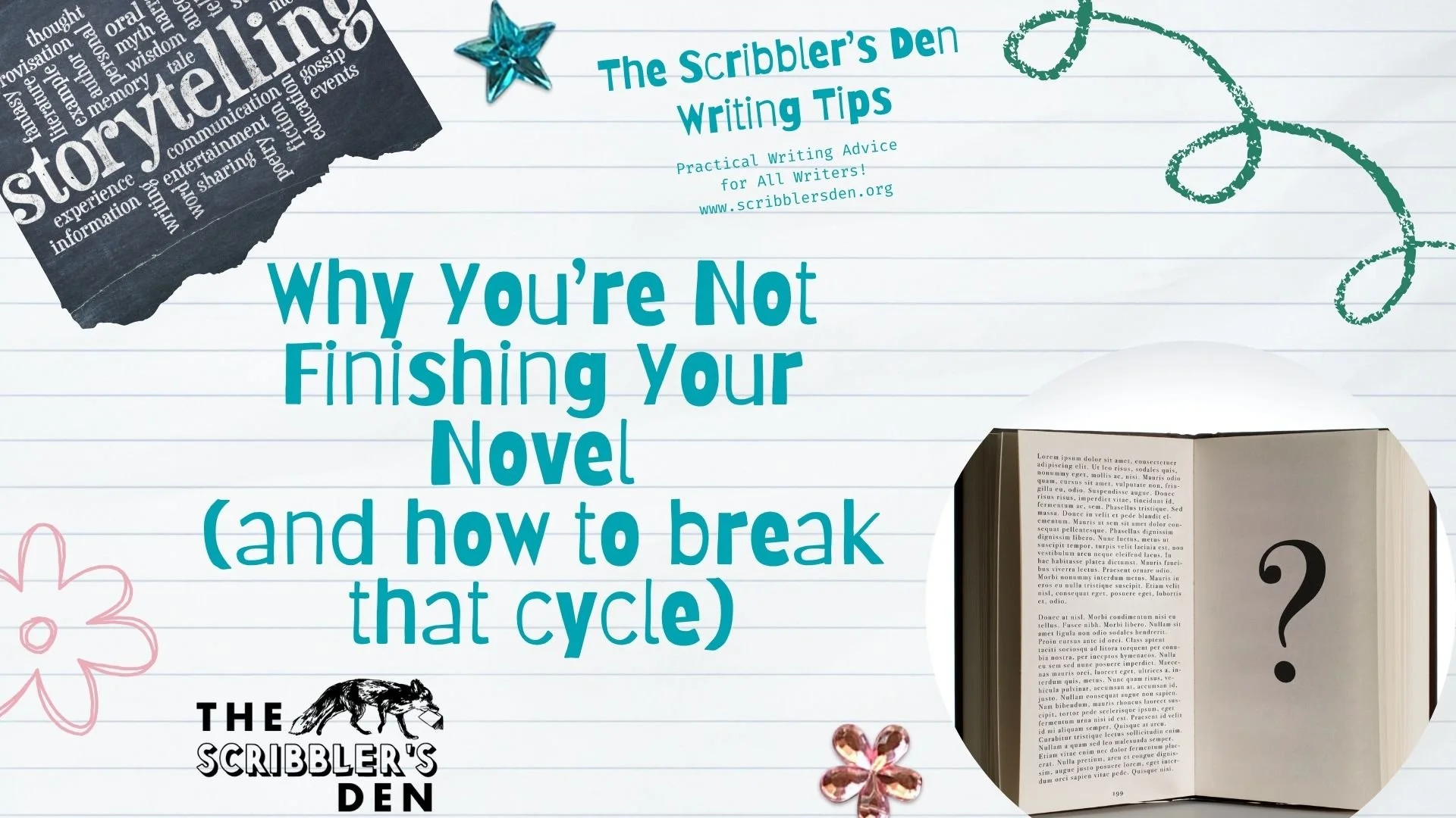 Why You’re Not Finishing Your Novel (and how to break the cycle)