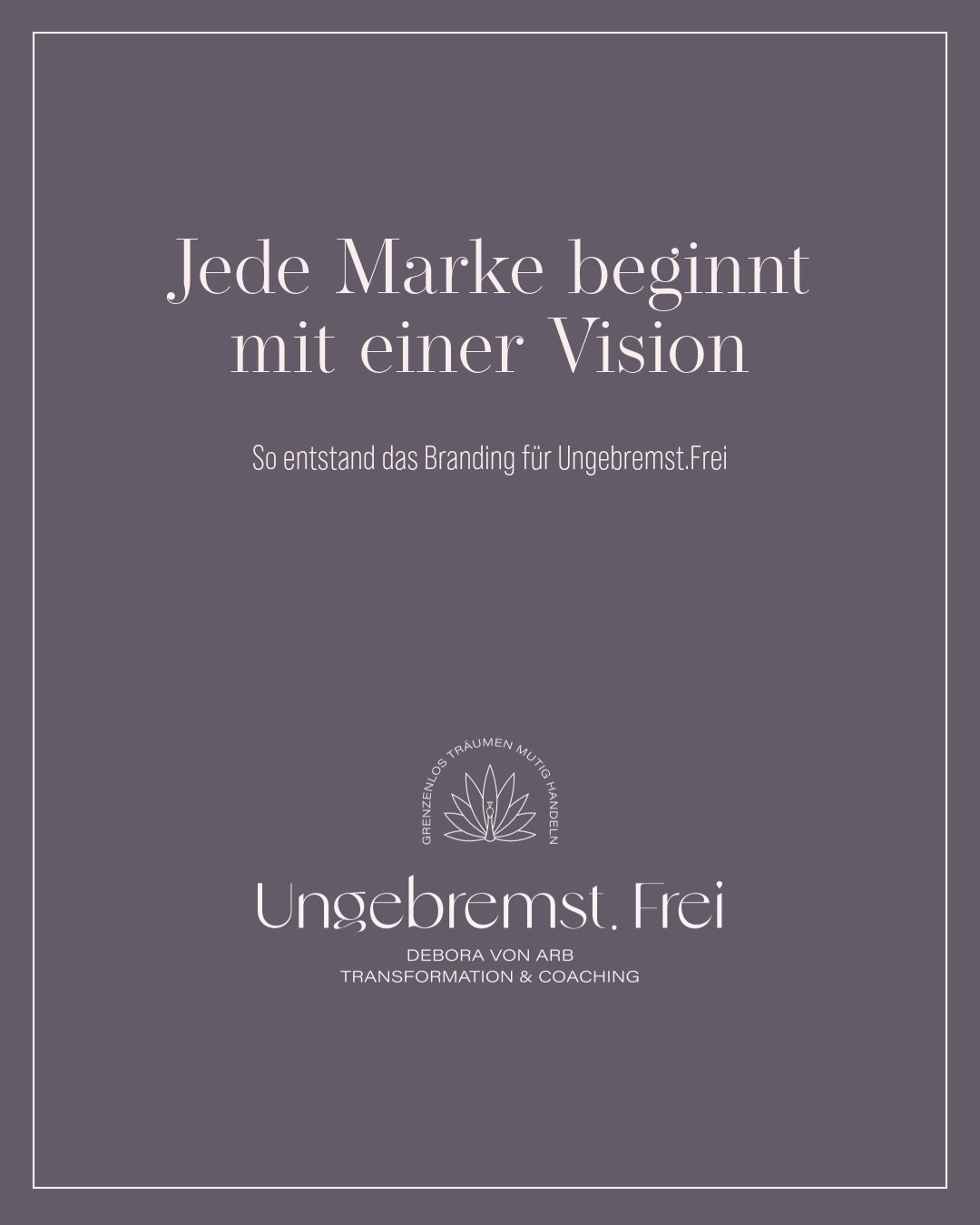 ✨ Von der Idee zum Logo &ndash; Die Entstehung von Ungebremst.Frei ✨

Jede Marke erz&auml;hlt eine Geschichte &ndash; und hinter Ungebremst.Frei steckt eine tiefere Bedeutung. 💜💙

👉 Der Pfau steht f&uuml;r Selbstbewusstsein &amp; Transformation.
?