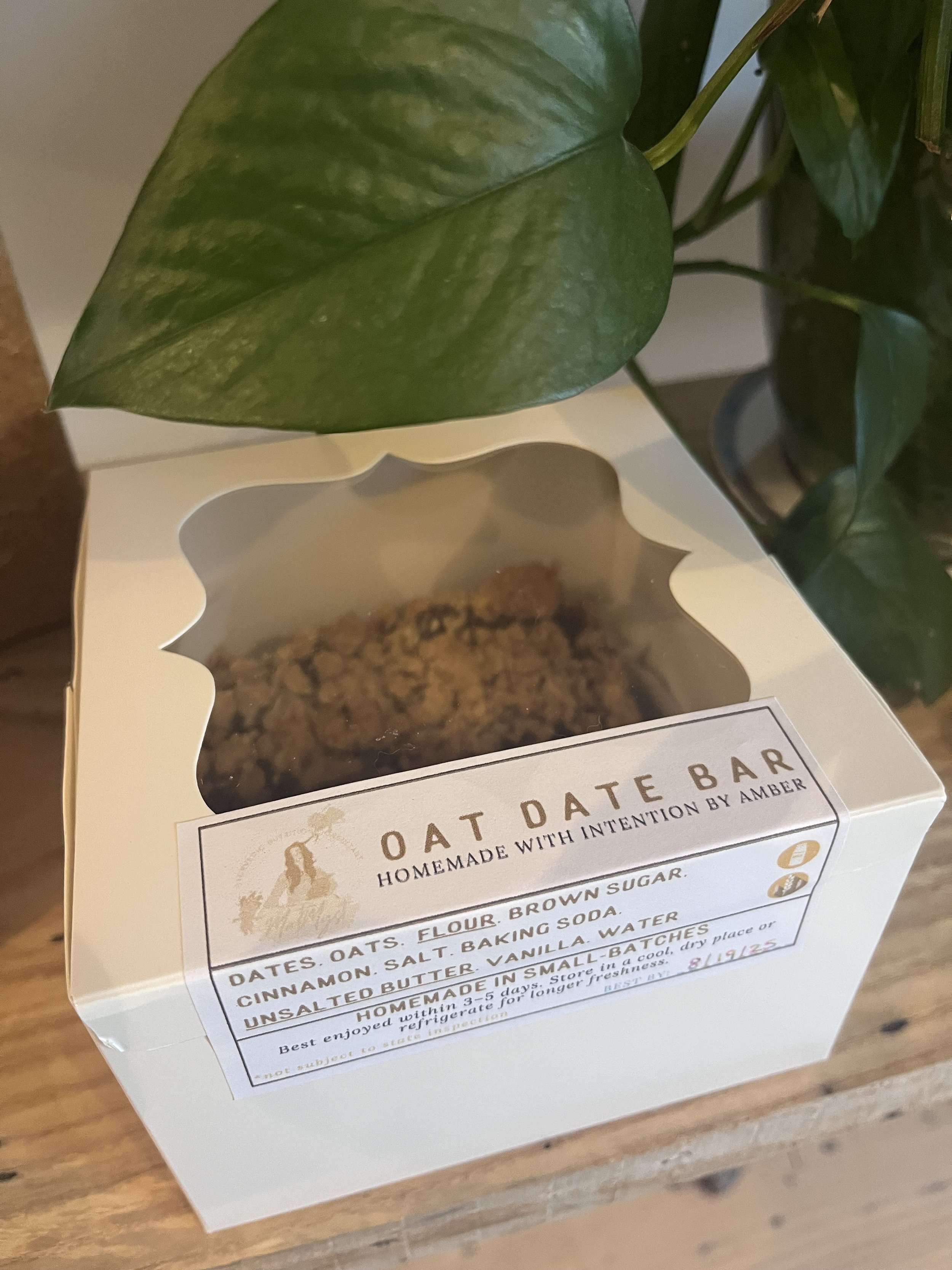 Oat Date Bars
