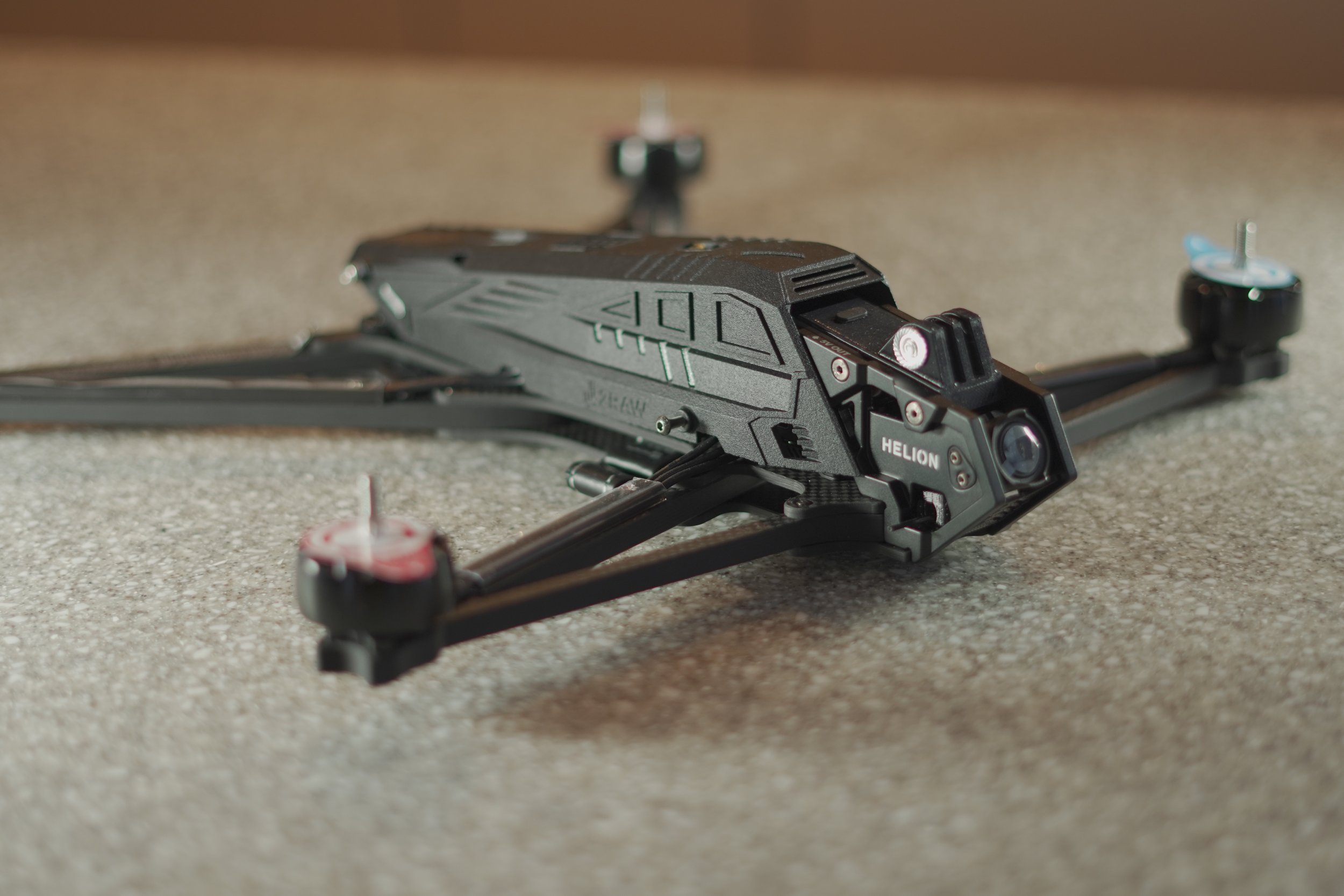 Long range FPV drone specifically designed to push the limits of FPV. With increased flight times, better connection and weather resistance. This drone is suited for commercials in locations where the weathers not on your side. 