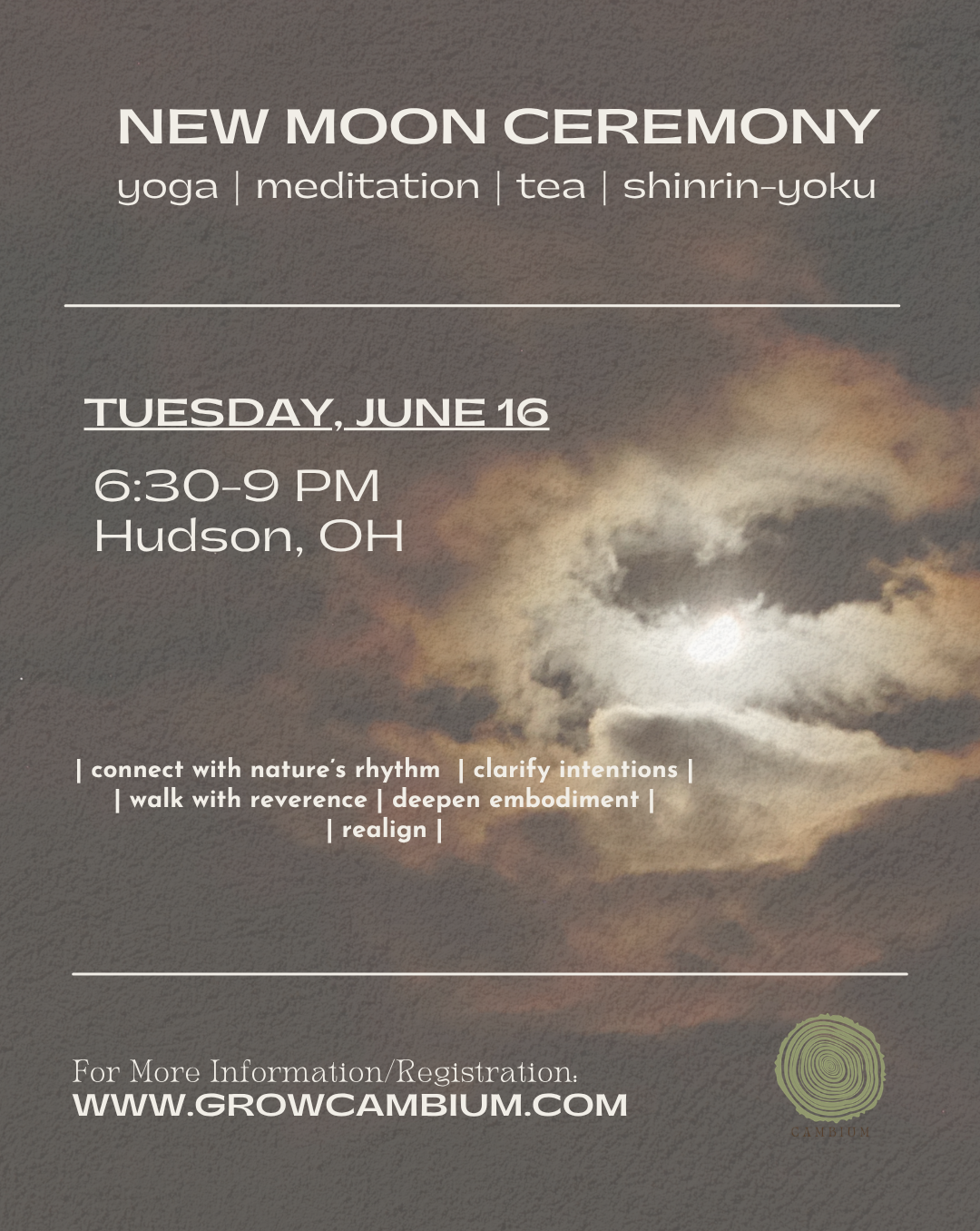 New Moon Ceremony | Akron/Cle