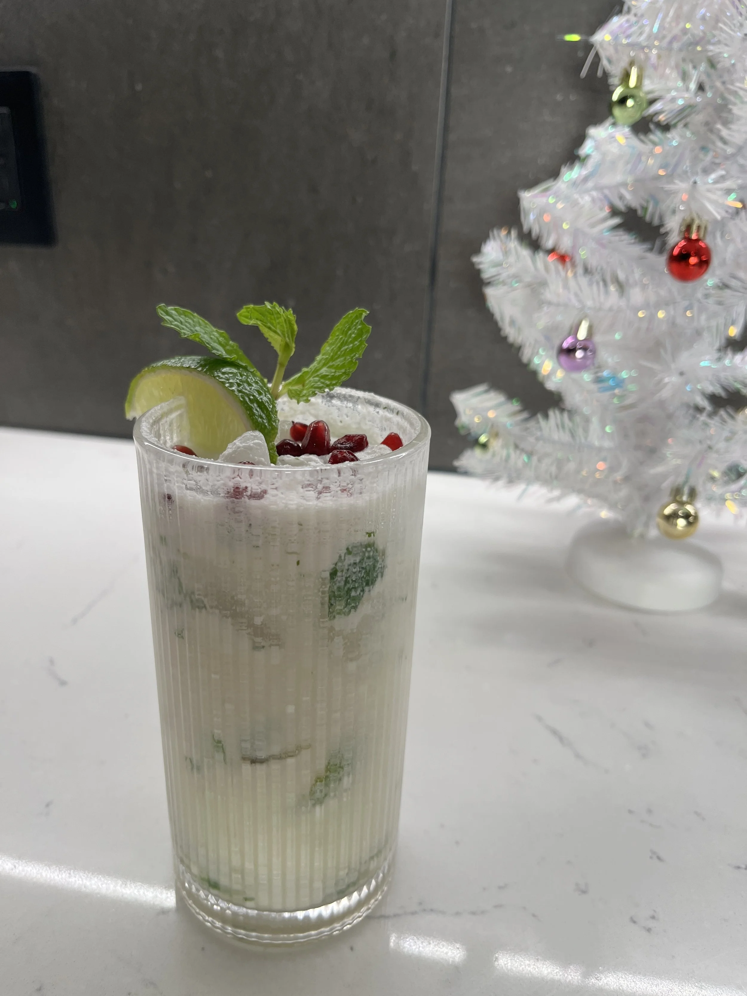 Coconut Mint Mojito Mocktail