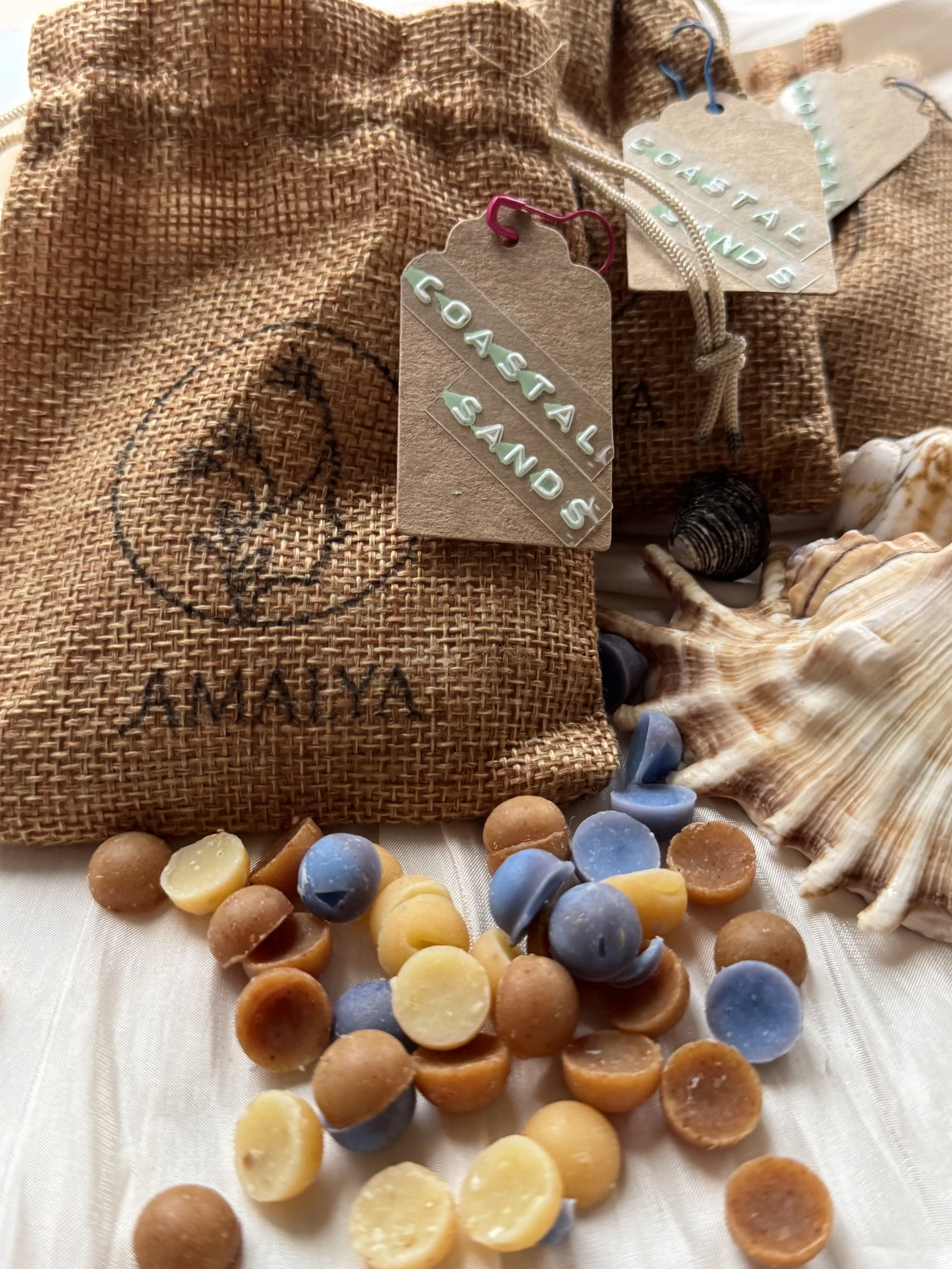 Coastal Sands - Travel Soap Buttons