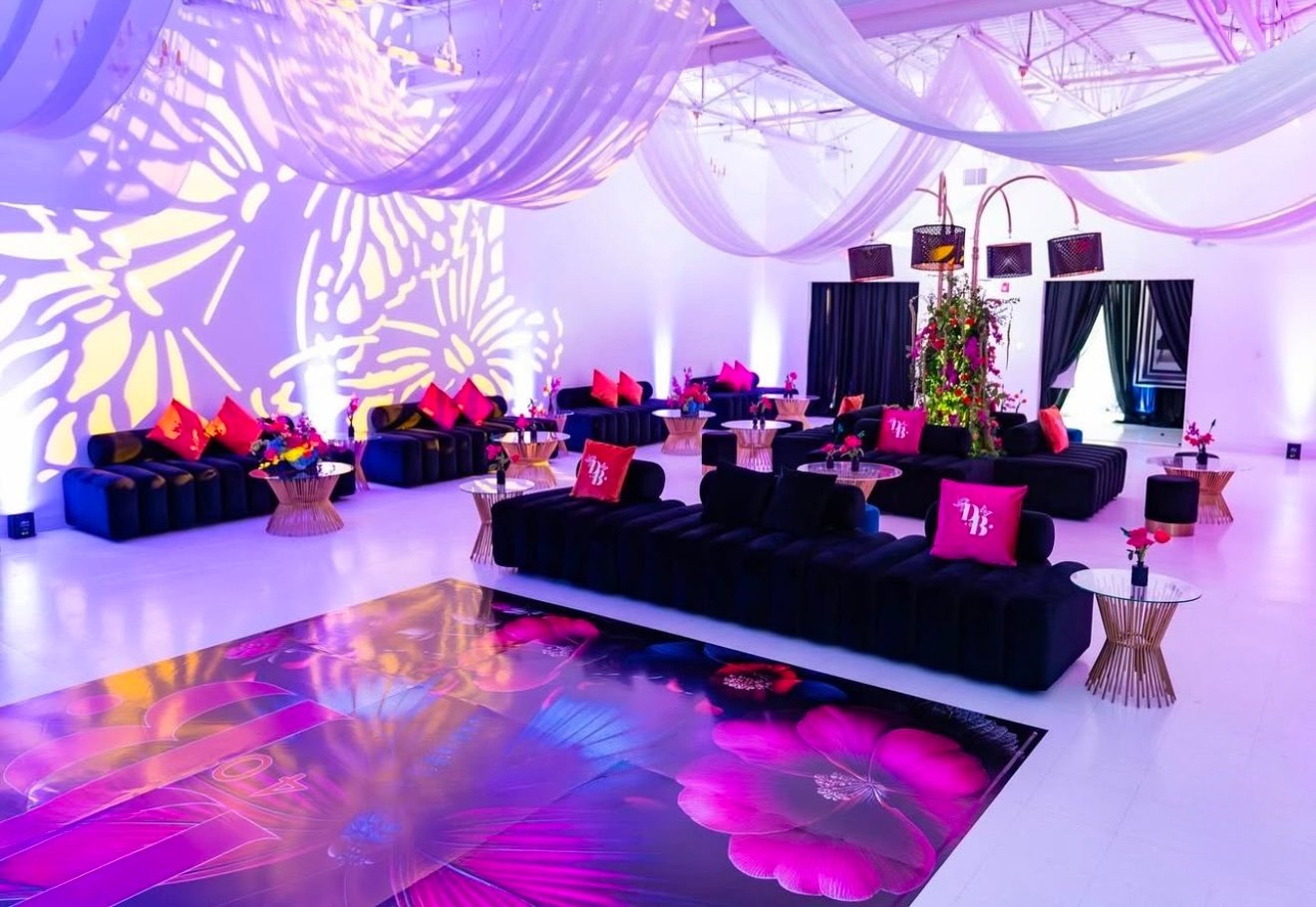 Flat Ceiling Swags, White Sheer