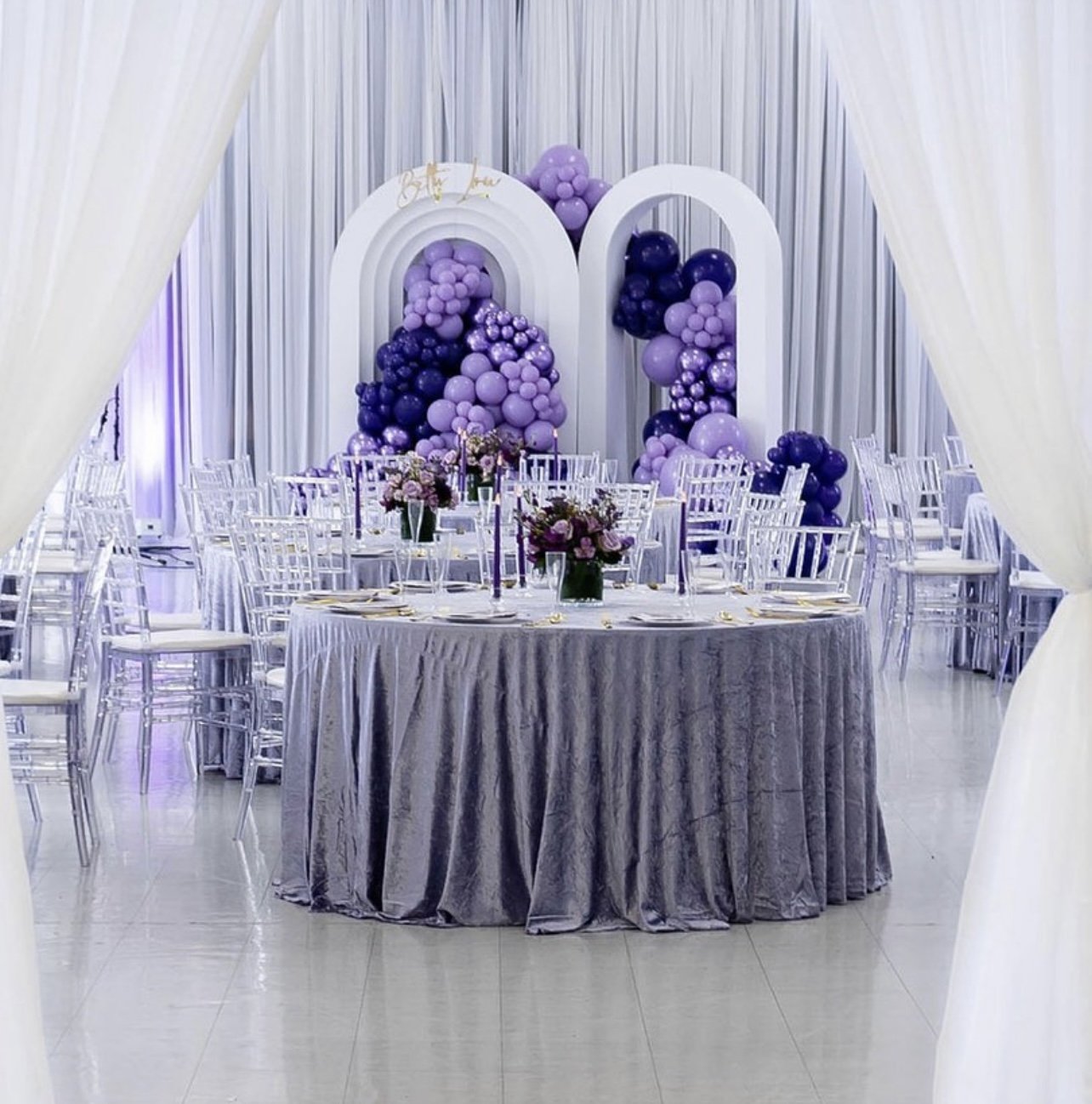Wall to Wall Drape, White Sheer