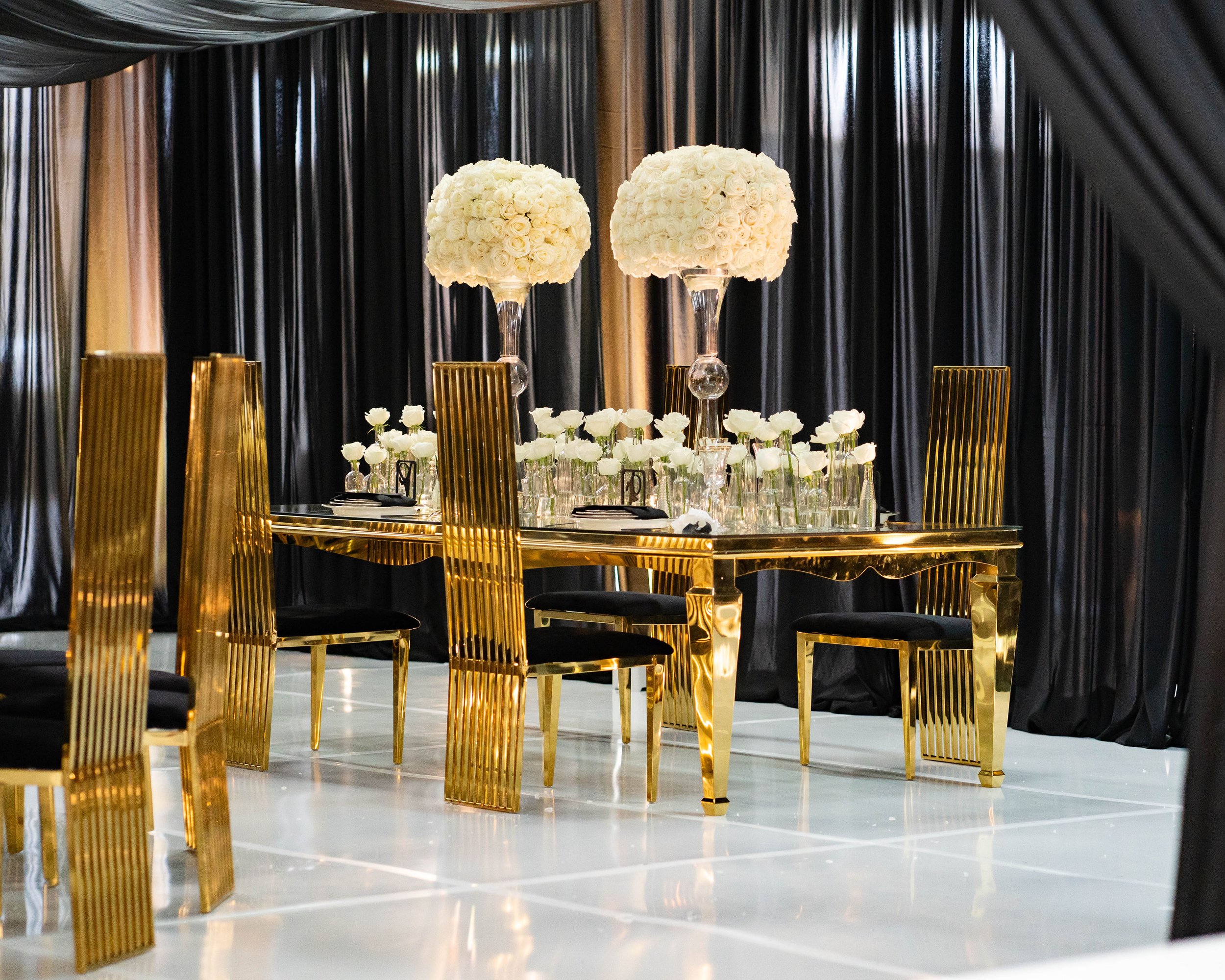 Wall to Wall Drape, Black Sheer