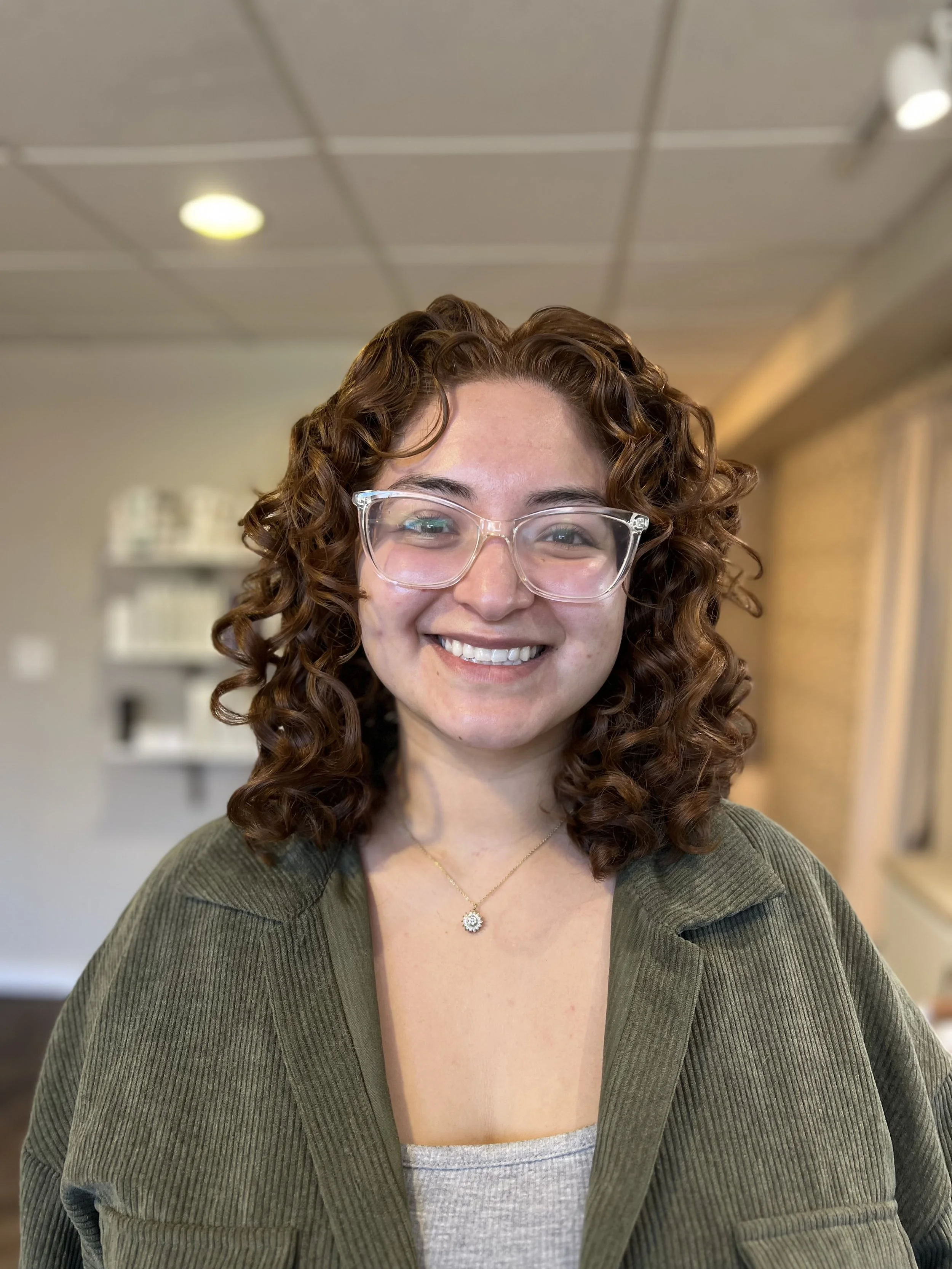 Client who received regular cut and color services.