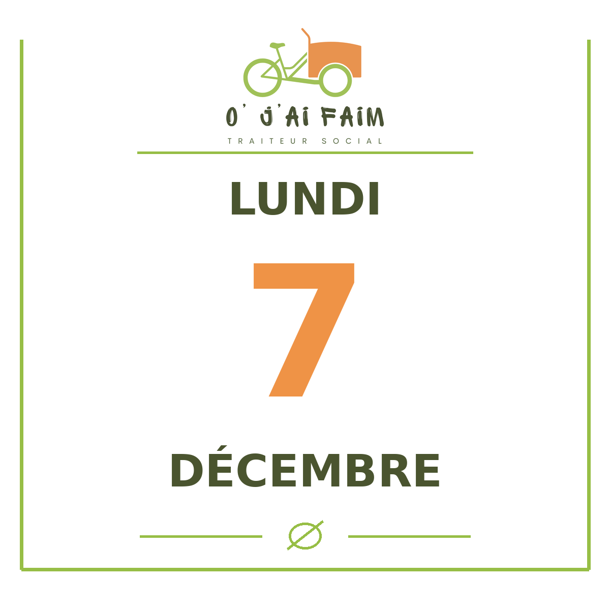 Lundi 7 décembre – Poulet au beurre