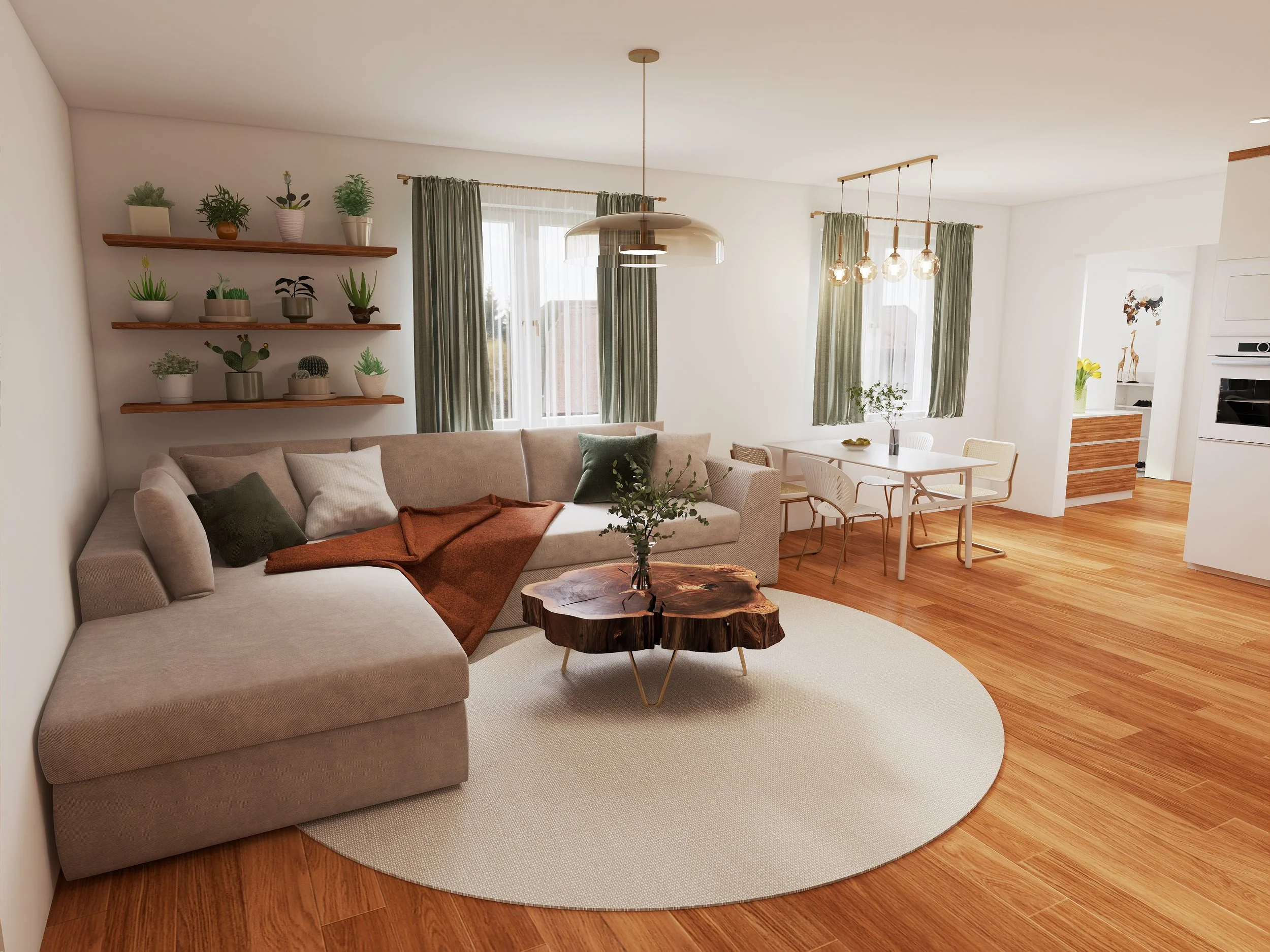 Vizualizace domu, 79 m²