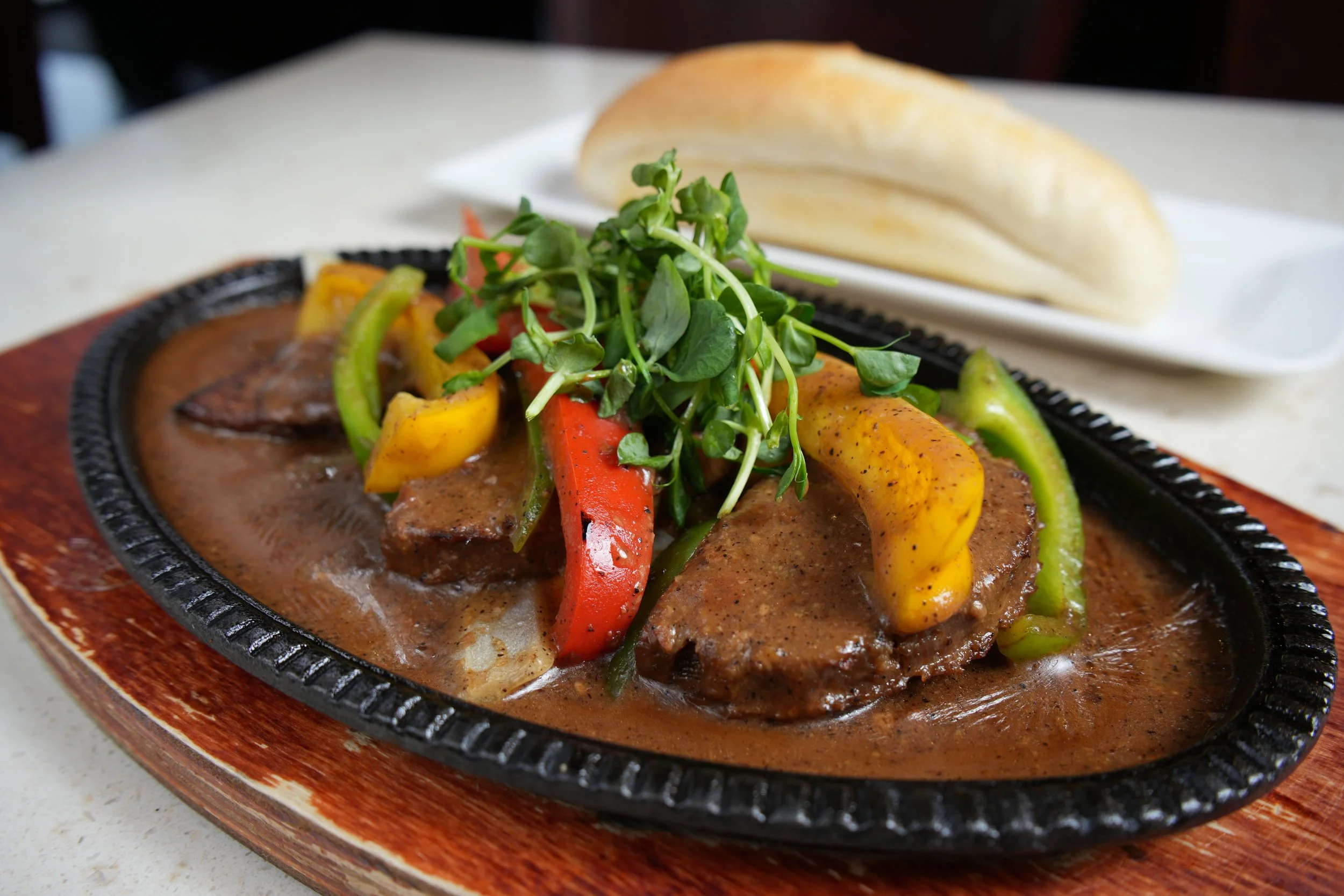 Hestia Sizzling Stew on Hot Pan.JPG
