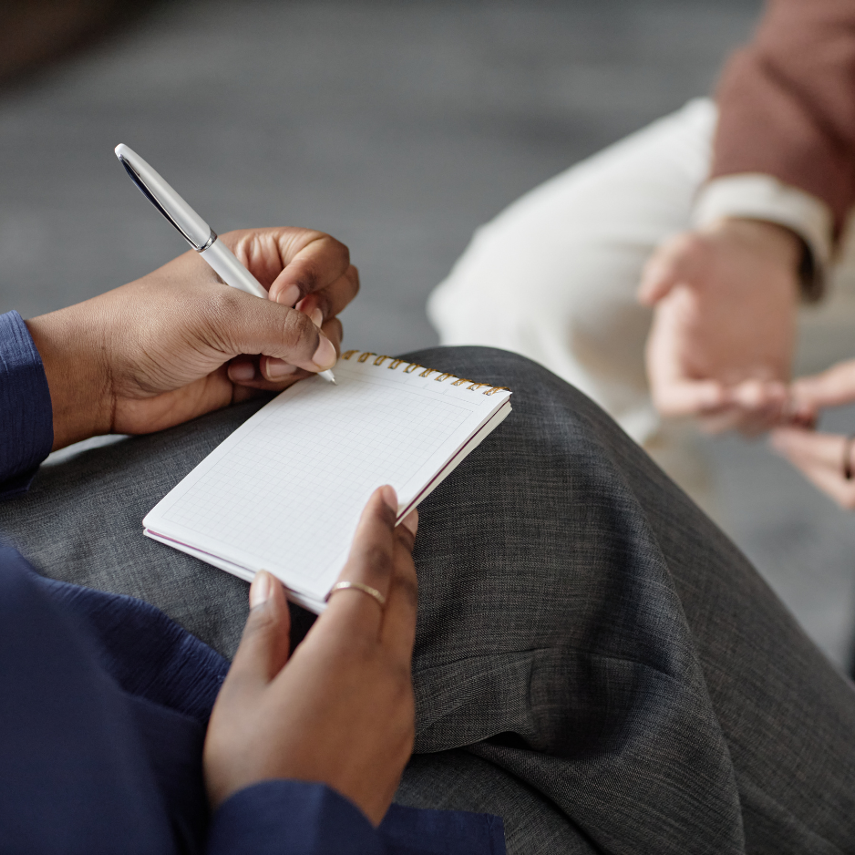 guided journaling practice supporting emotional wellness and self-reflection