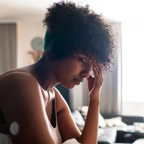 Black woman receiving culturally affirming therapy for anxiety and depression in California