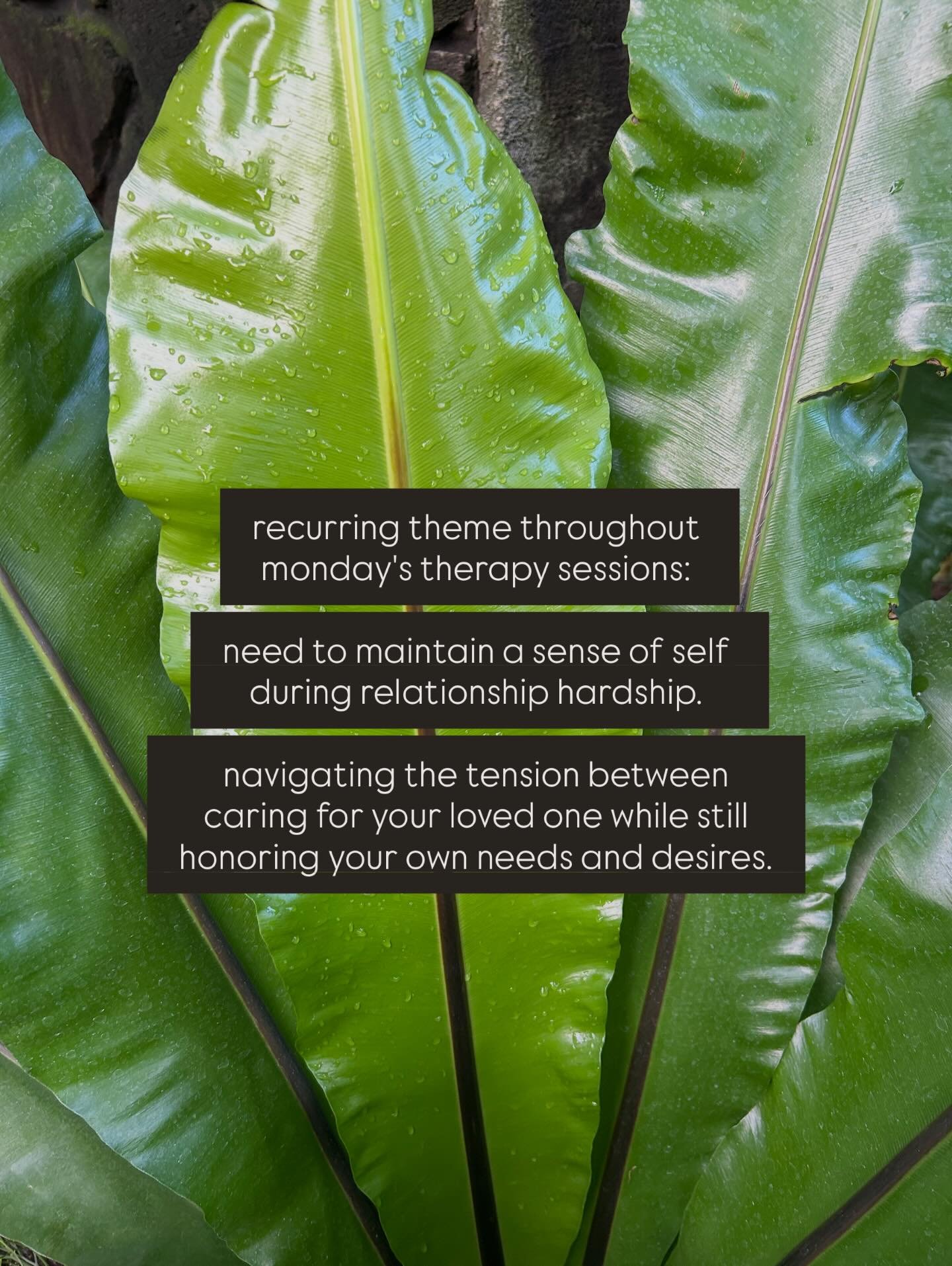 Therapy themes remind me how connected we all are - it&rsquo;s more than we often realize. Reclaiming a sense of self can be as simple as returning to small rituals or spaces that are just yours: a morning walk, a solo meal, journaling, or another cr