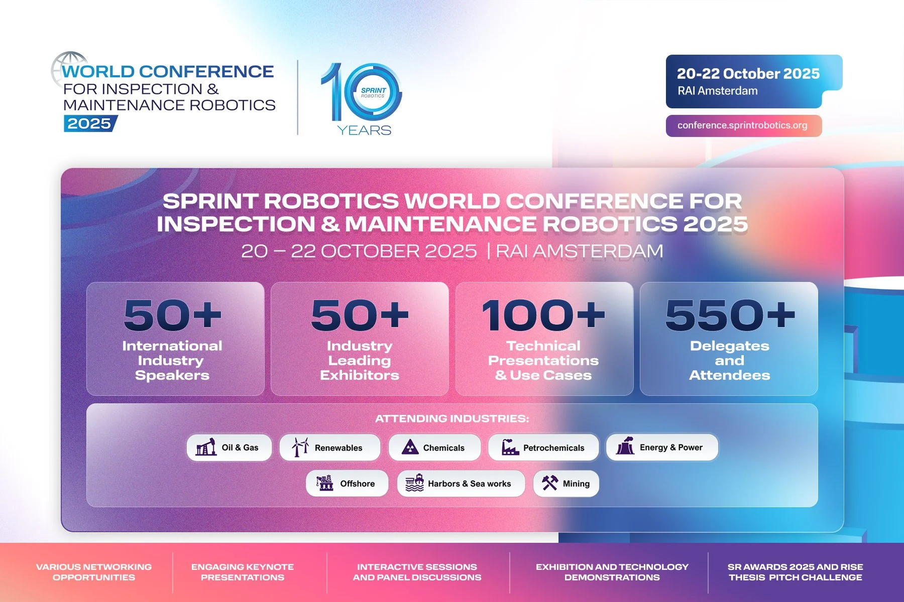 SPRINT Robotics World Conference for Inspection & Maintenance Robotics 2025
