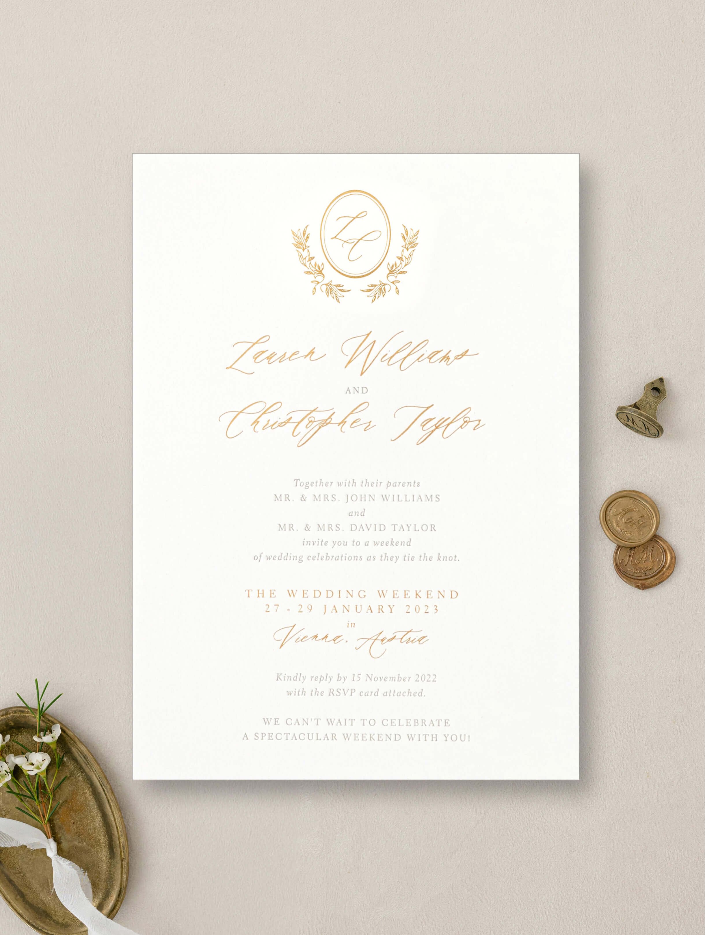 The Ornate Invitation Set