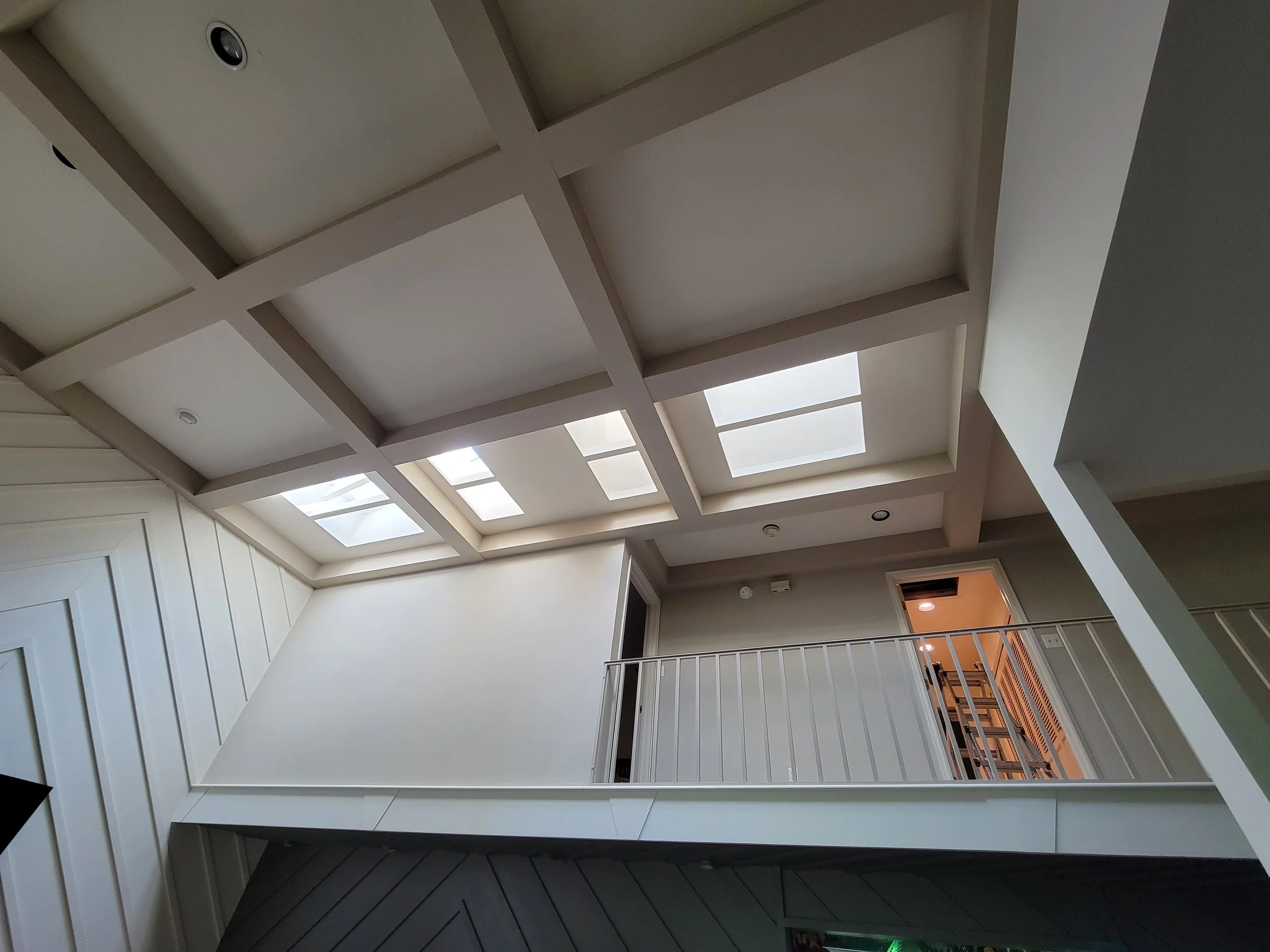 View of Skylight Openings Above Balcony