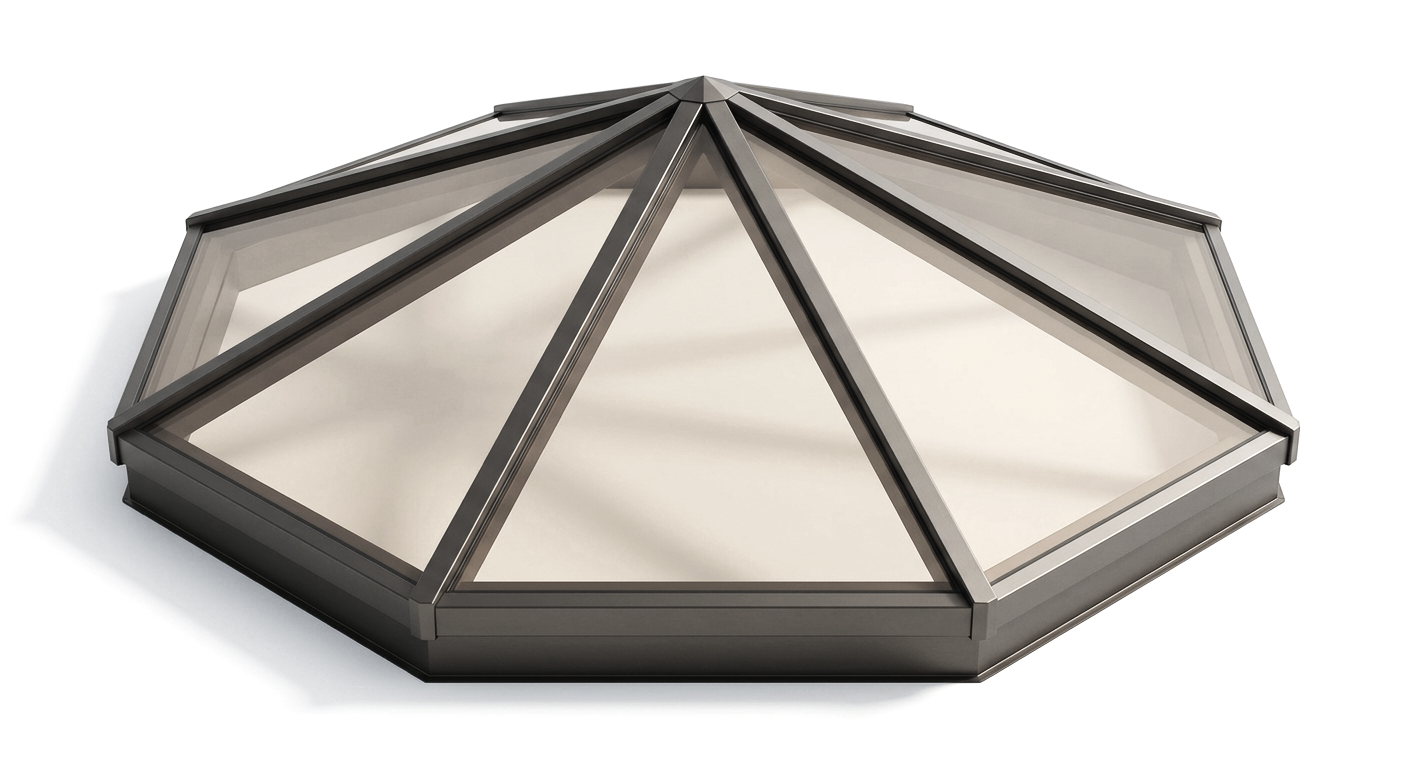 A polygon architectural skylight.