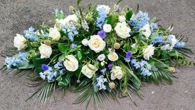 Half Casket Spray - Designers Choice