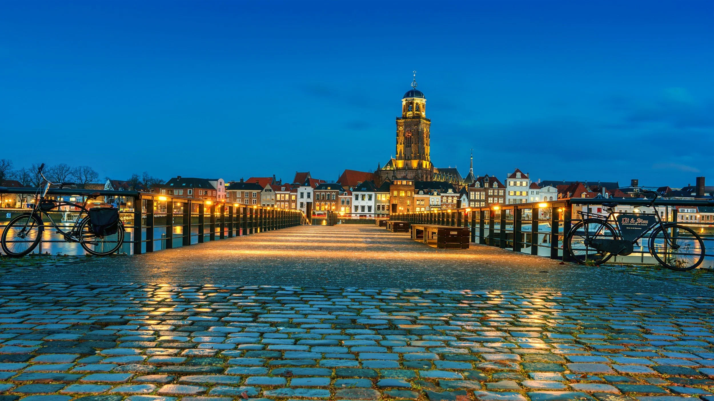 avondfoto van Deventer