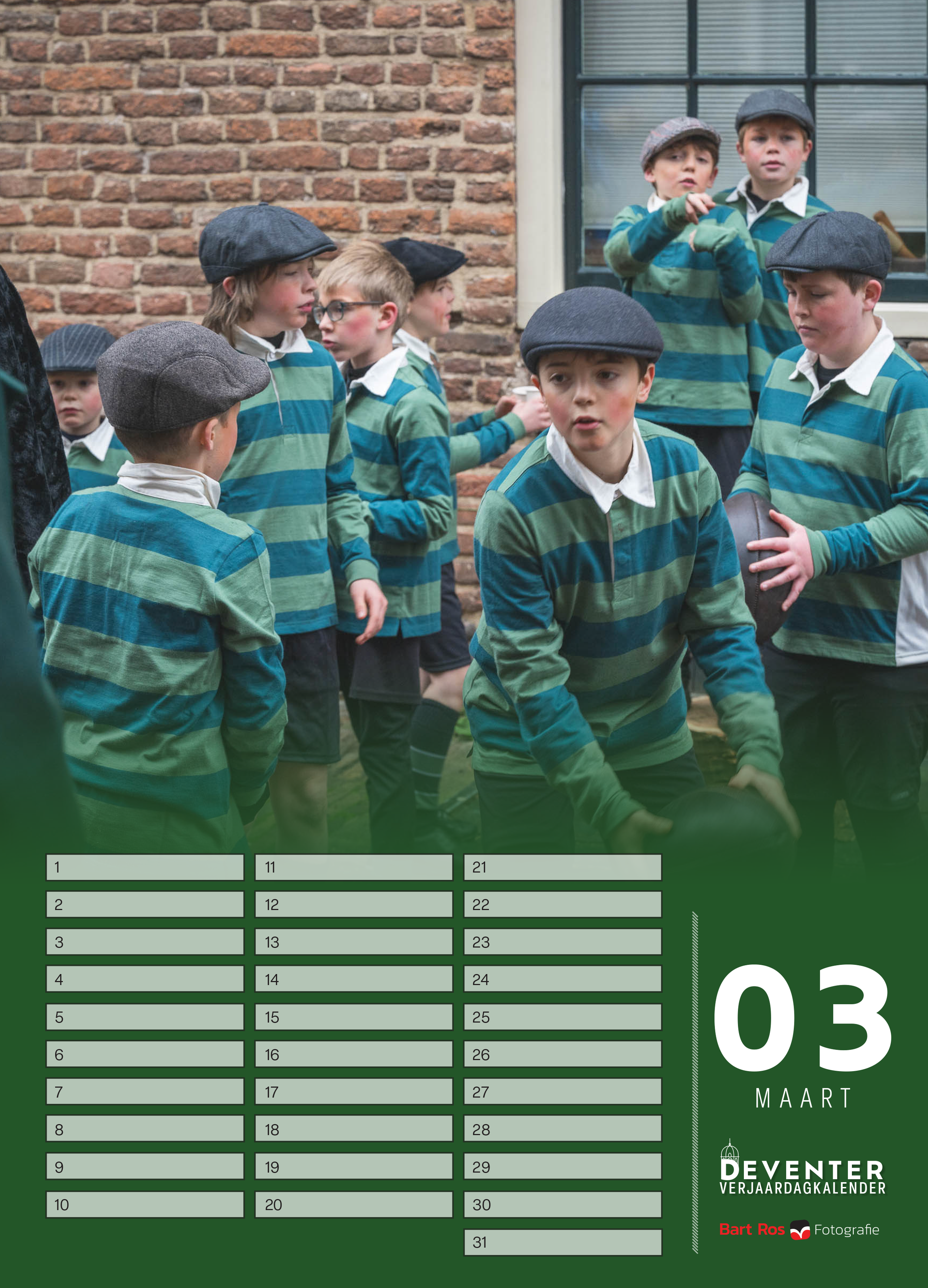 Verjaardag Kalender van Deventer DIckens foto