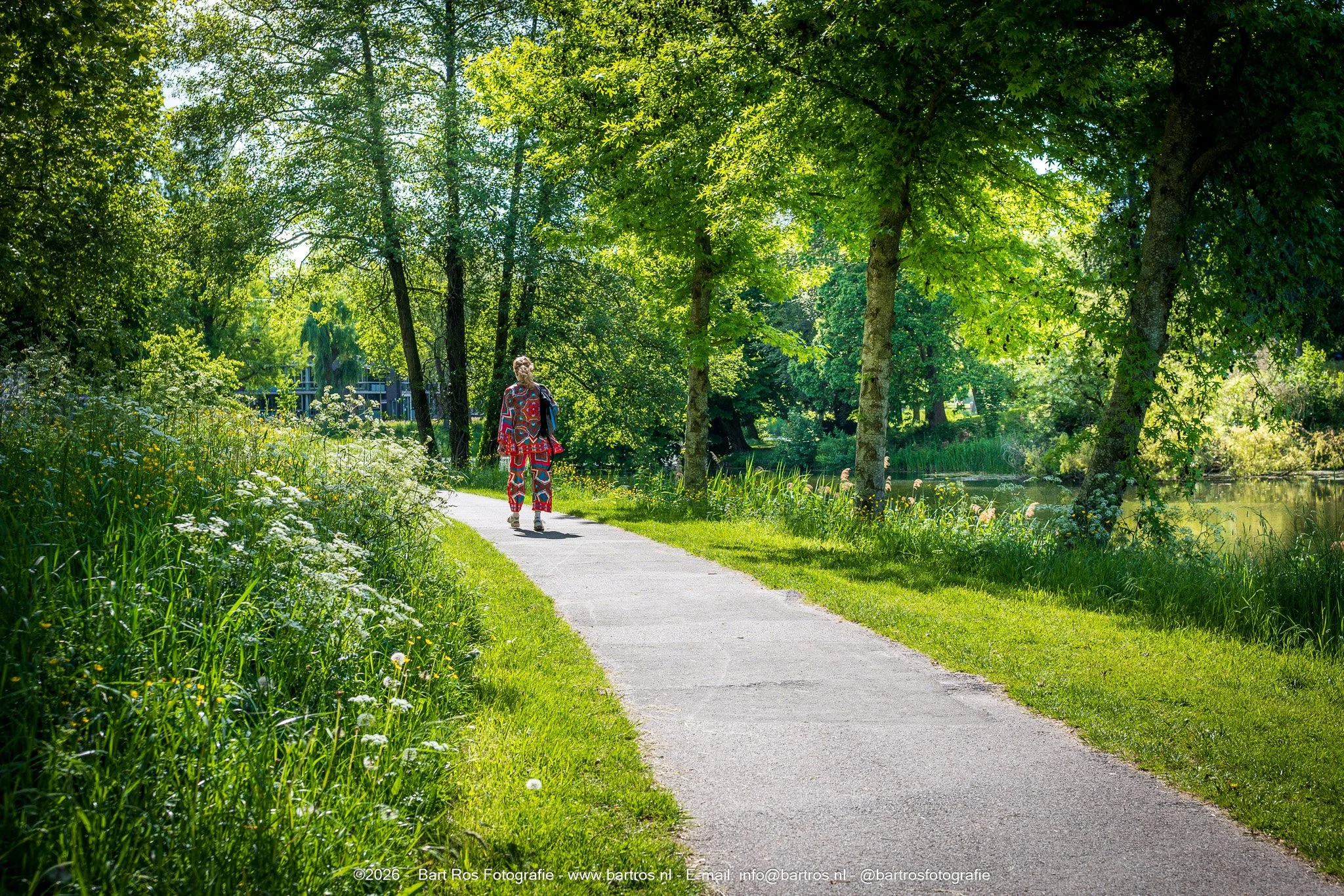 Wandelen in het Rijsterborgerpark in Deventer