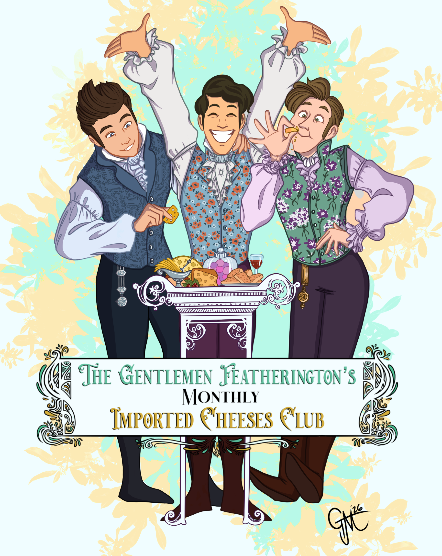 Cheese Club (Bridgerton fanart)