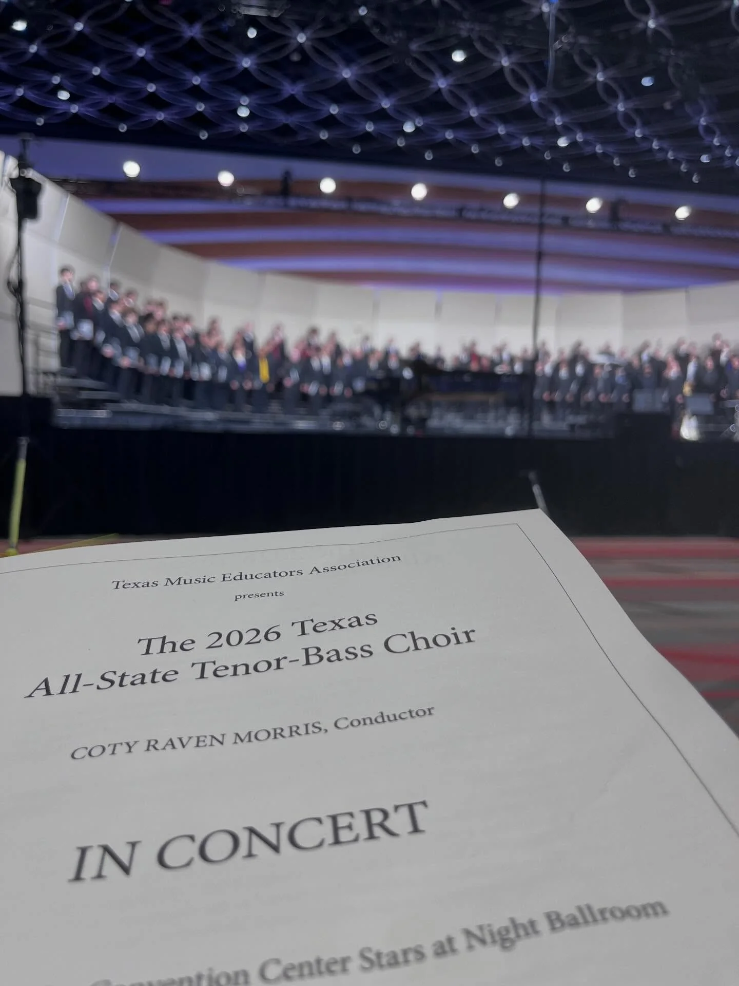 TMEA Thoughts&hellip;

@cotyraven and the Texas TB All-State Choir:

Your performance was one I&rsquo;ll never forget. Watching you pour everything you had into this music was inspiring. I&rsquo;m honored that &ldquo;O Ignis Spiritus&rdquo; was a sma