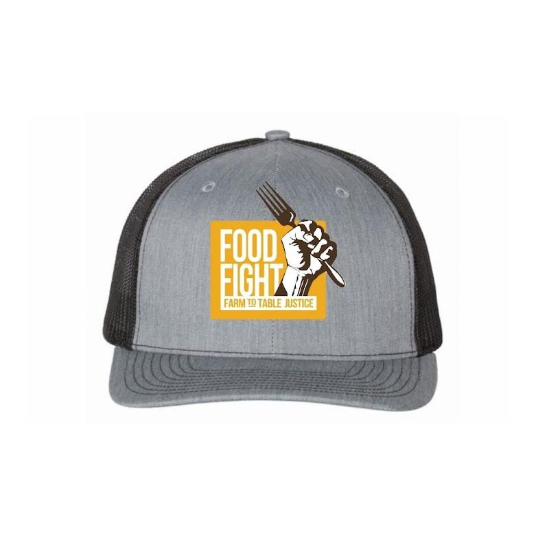 Food Fight Hand Fork Grey w/Black Trucker Hat