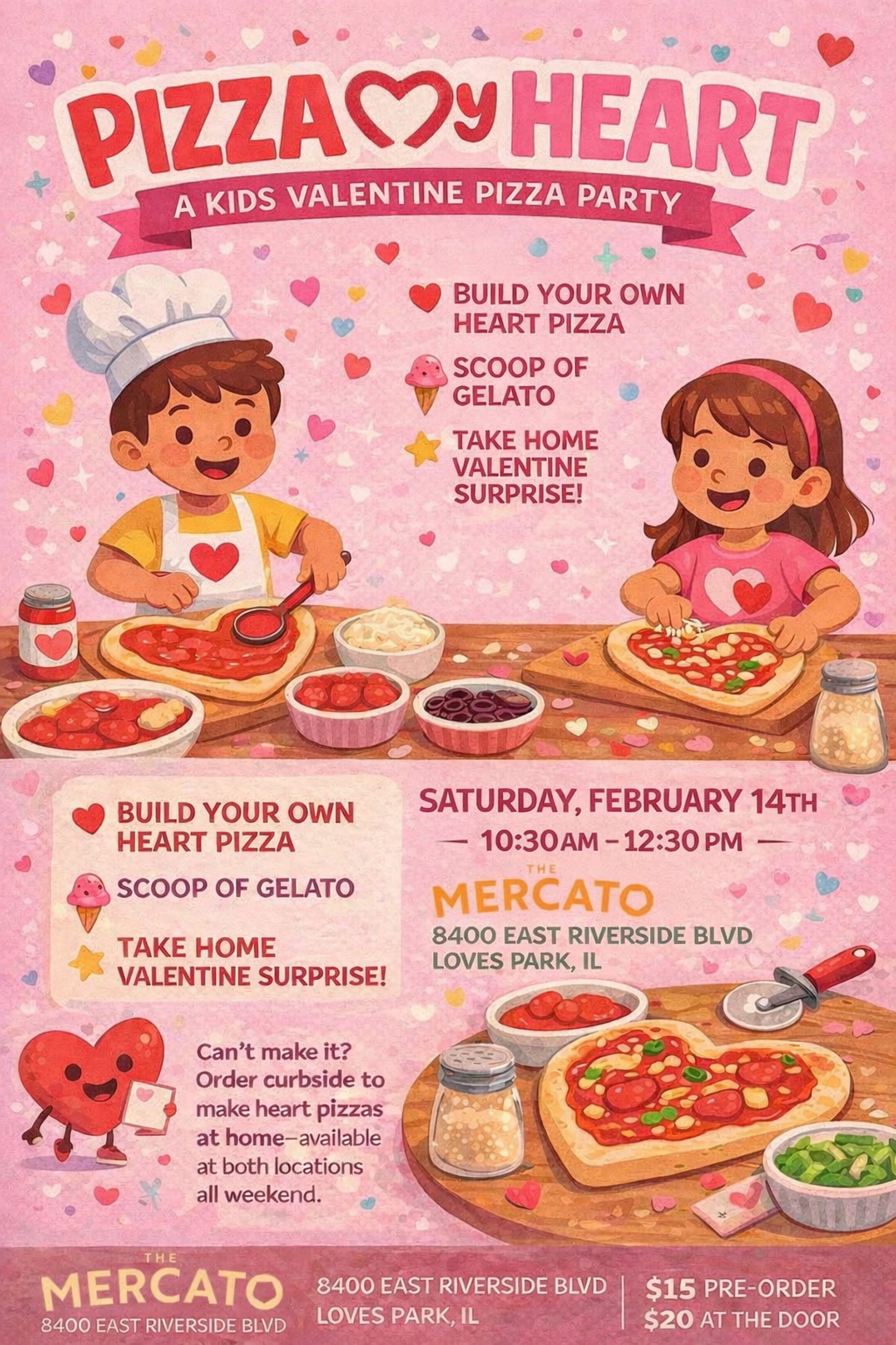 Pizza My Heart - A Kids Valentine Pizza Party
