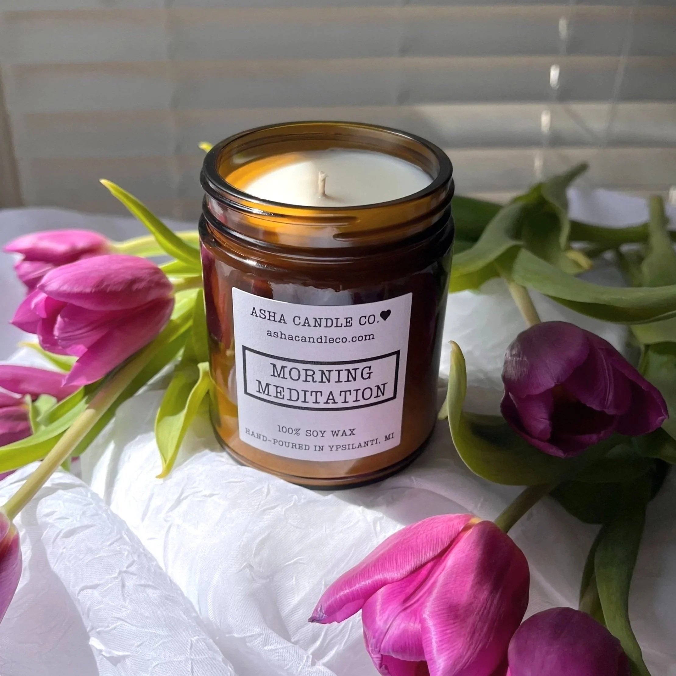 Morning Meditation Soy Candle