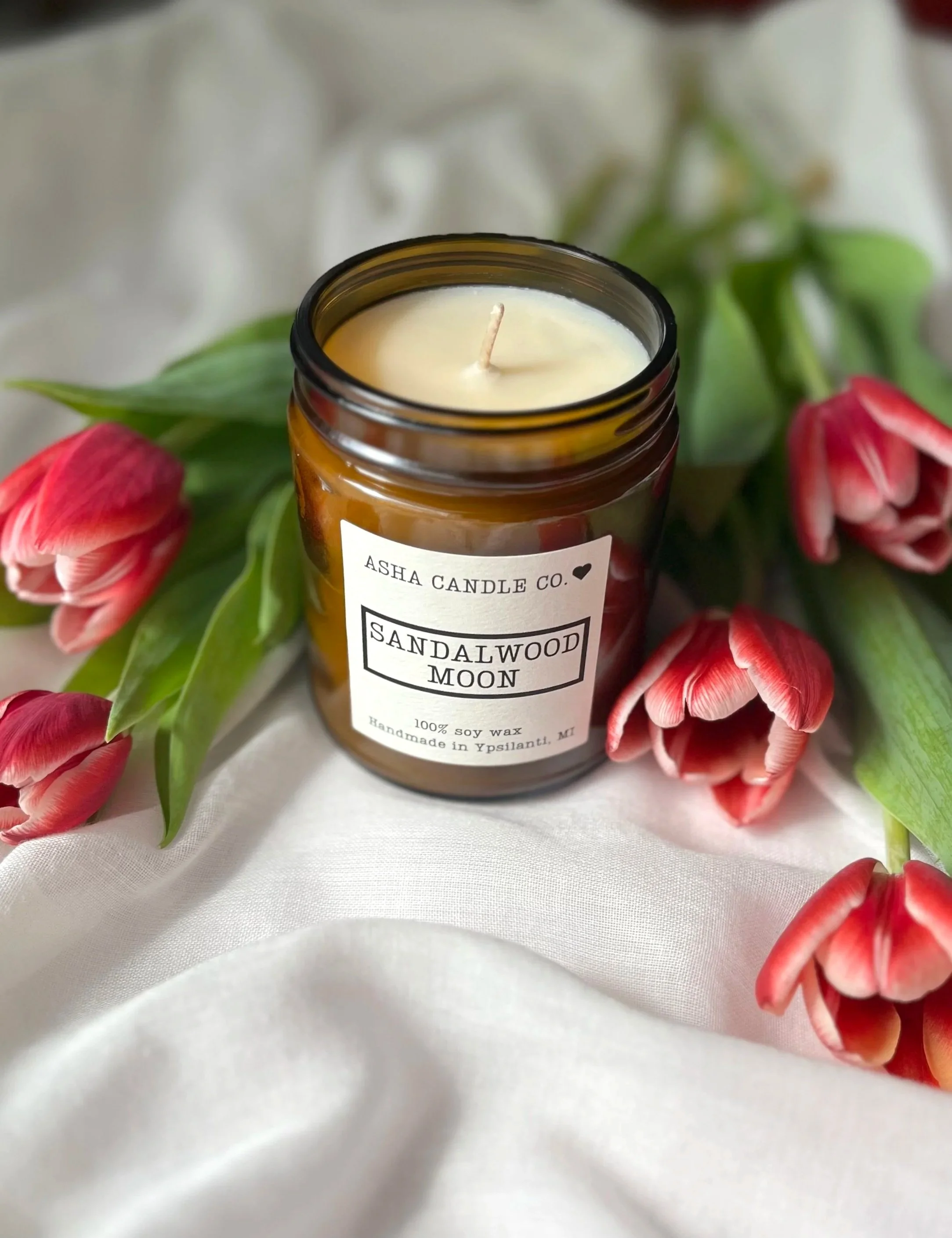 Sandalwood Moon Soy Candle
