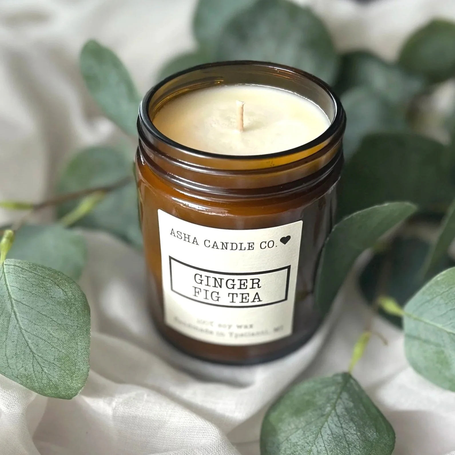 Ginger Fig Tea Soy Candle