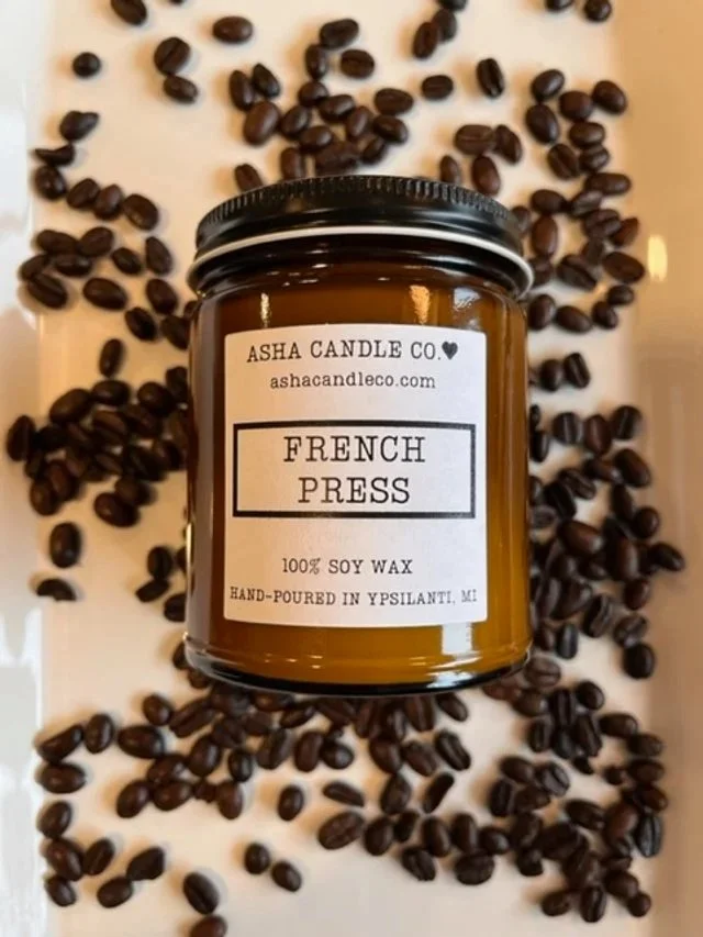 French Press Soy Candle