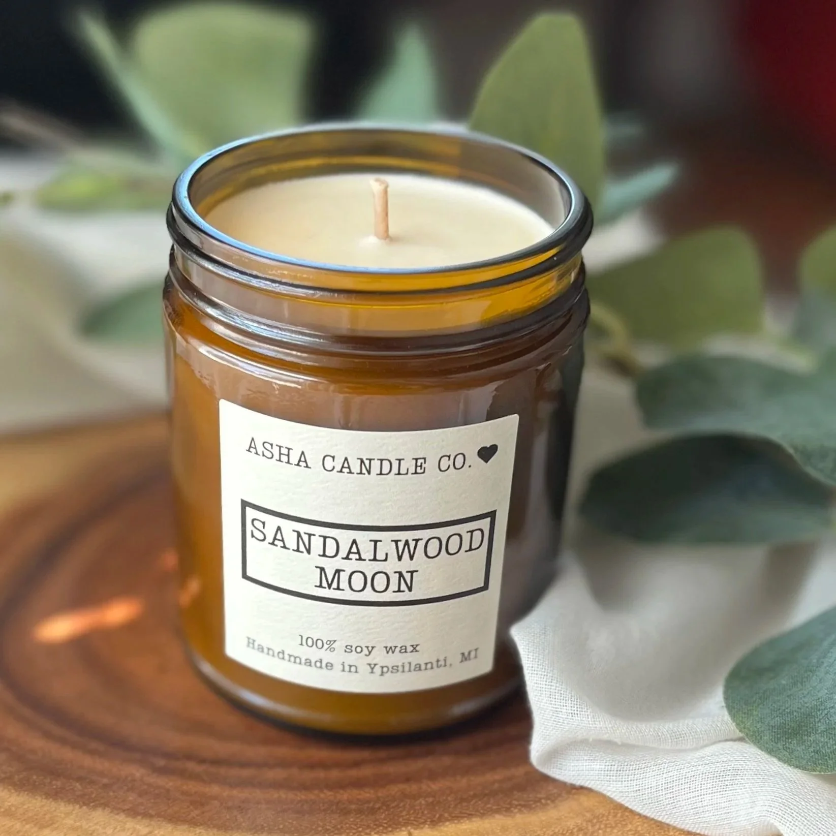 Sandalwood Moon Soy Candle