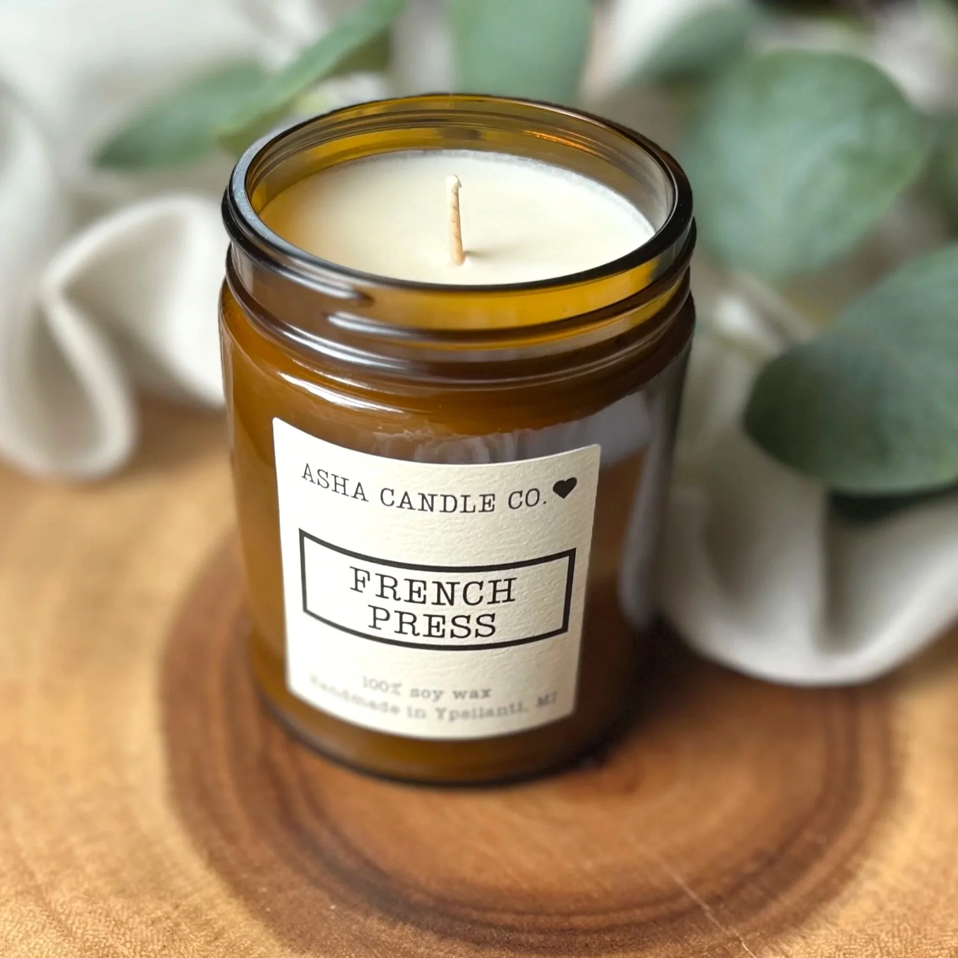 French Press Soy Candle